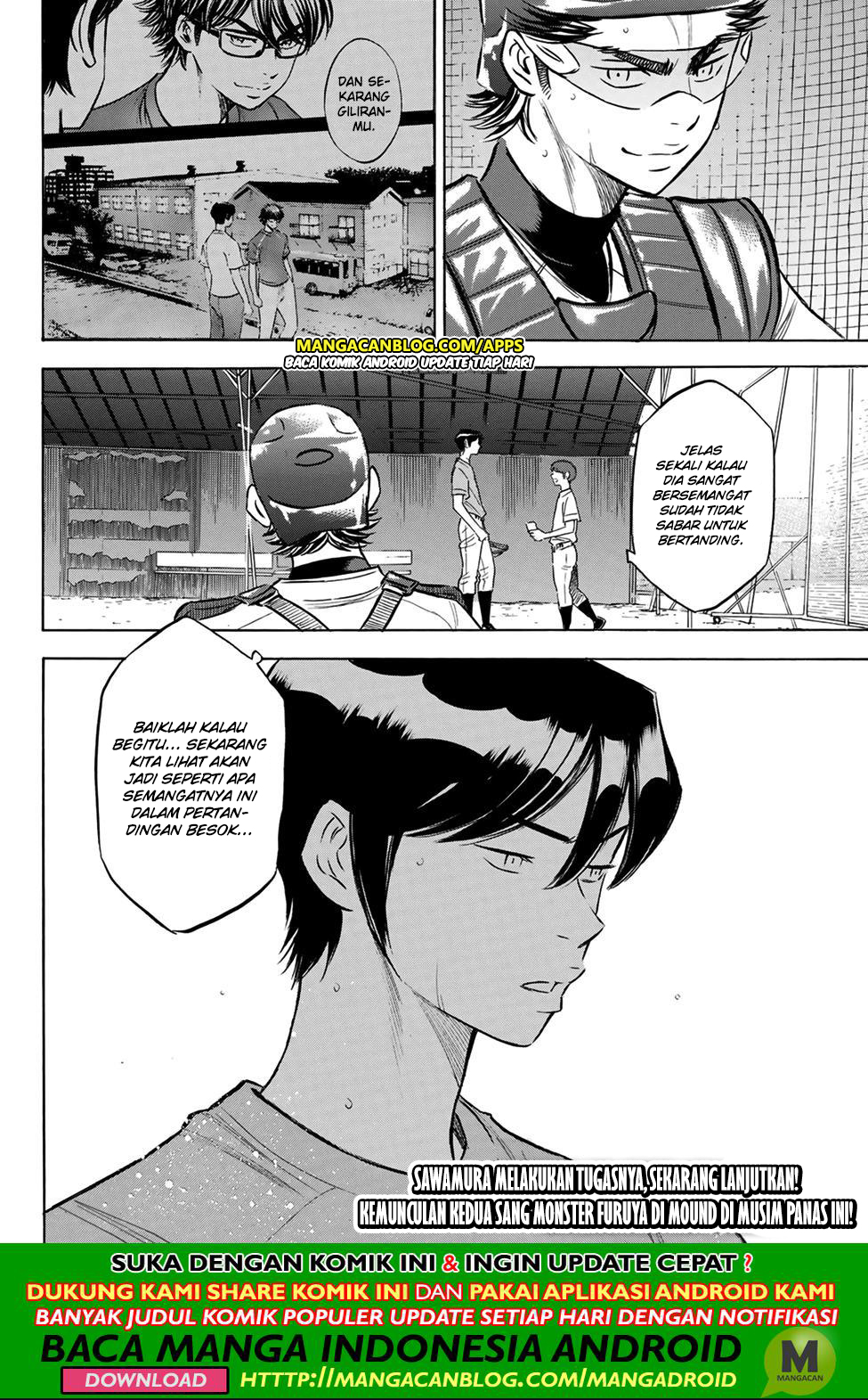 Diamond no Ace Act 2 Bab 202 halaman 20