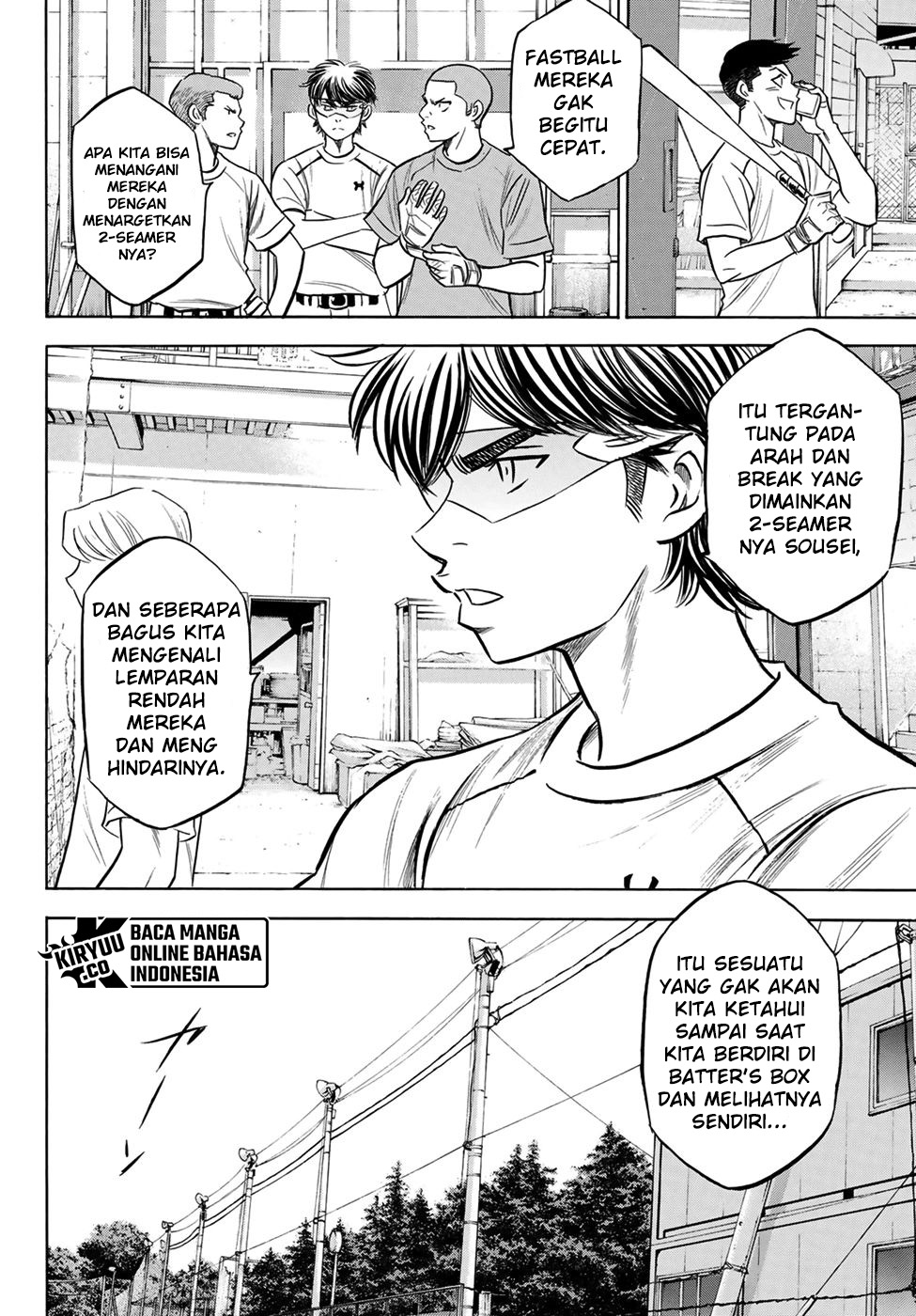 Diamond no Ace Act 2 chapter 203 halaman 10