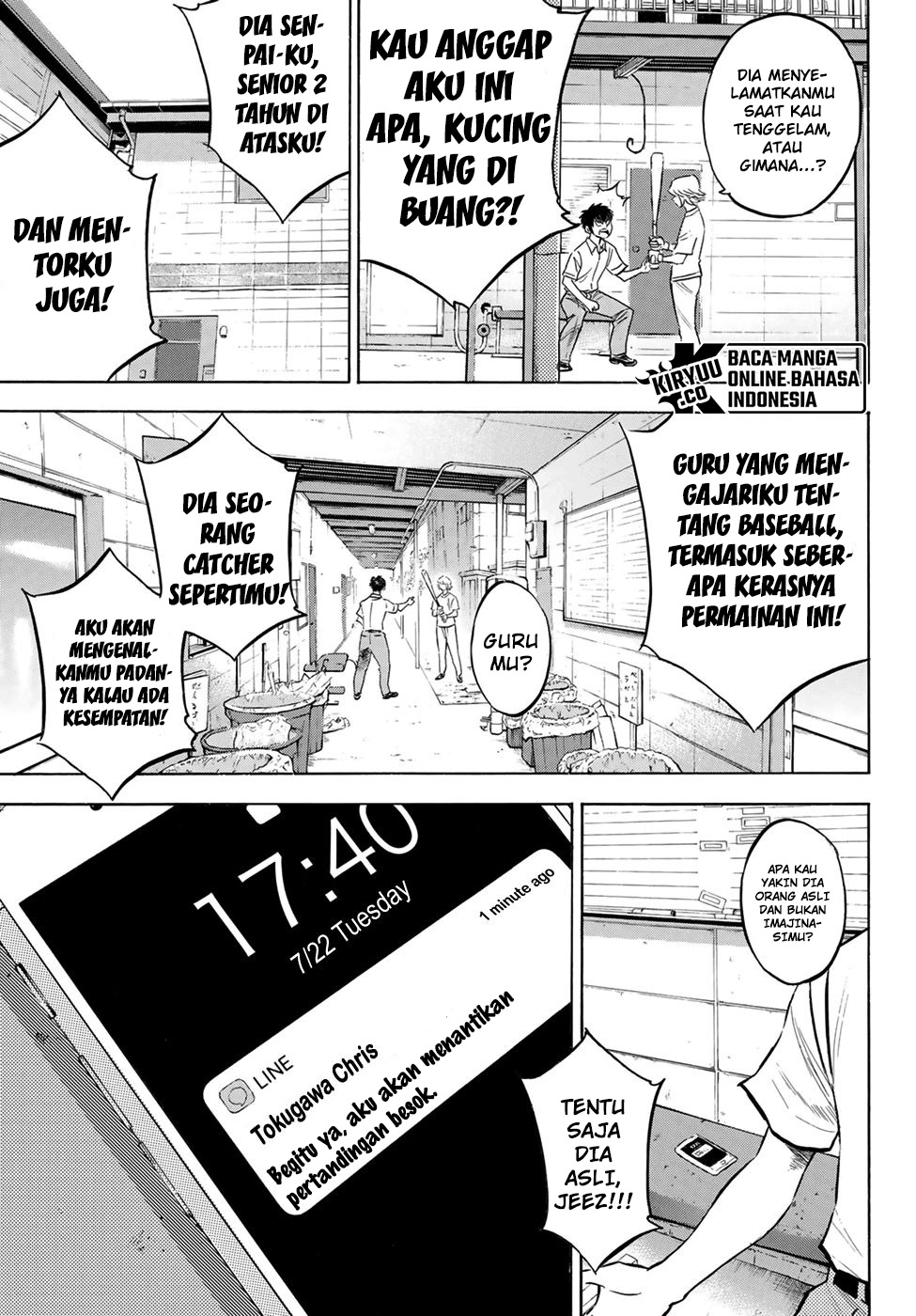 Diamond no Ace Act 2 chapter 203 halaman 21