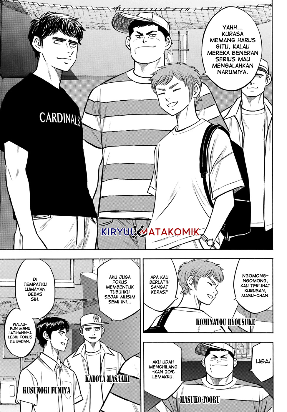 Diamond no Ace Act 2 Bab 204 halaman 5