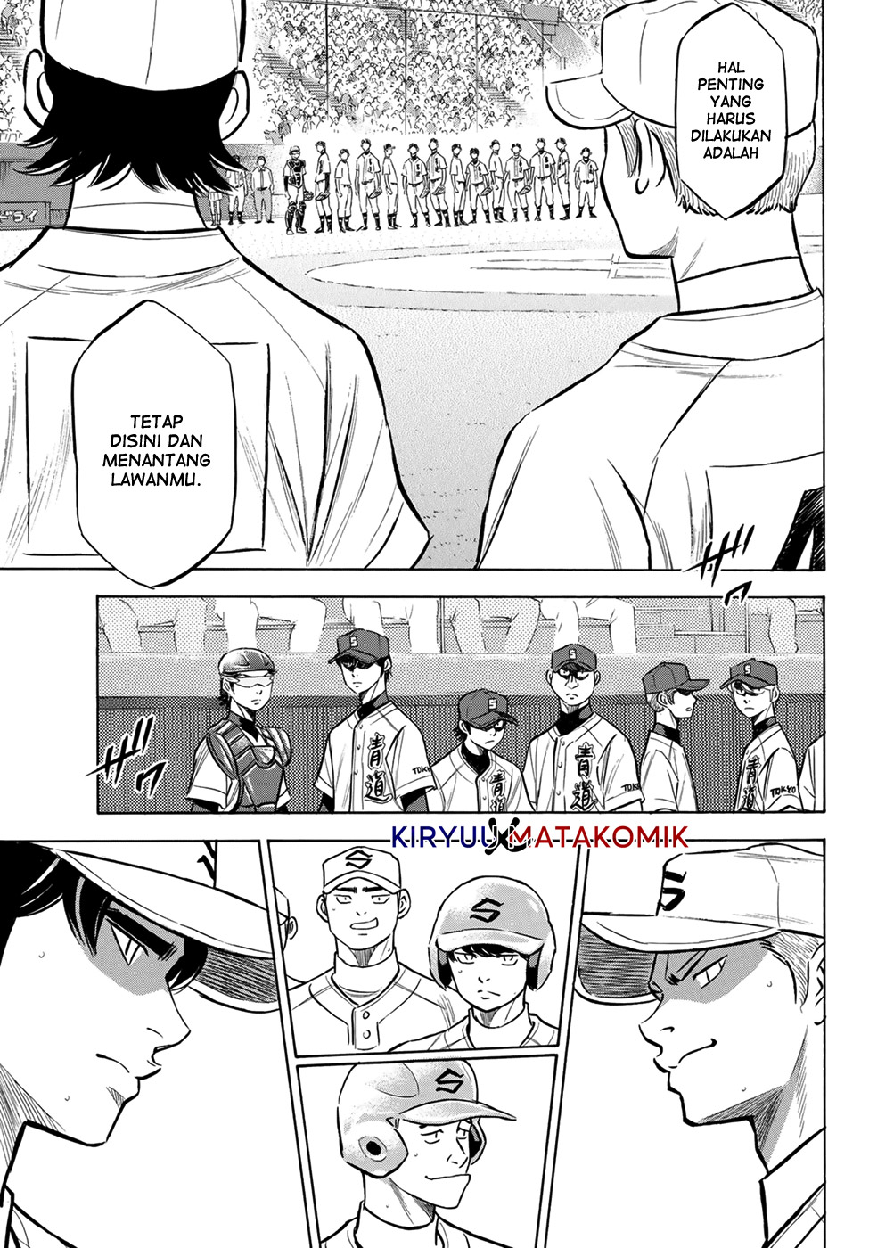 Diamond no Ace Act 2 Bab 204 halaman 9