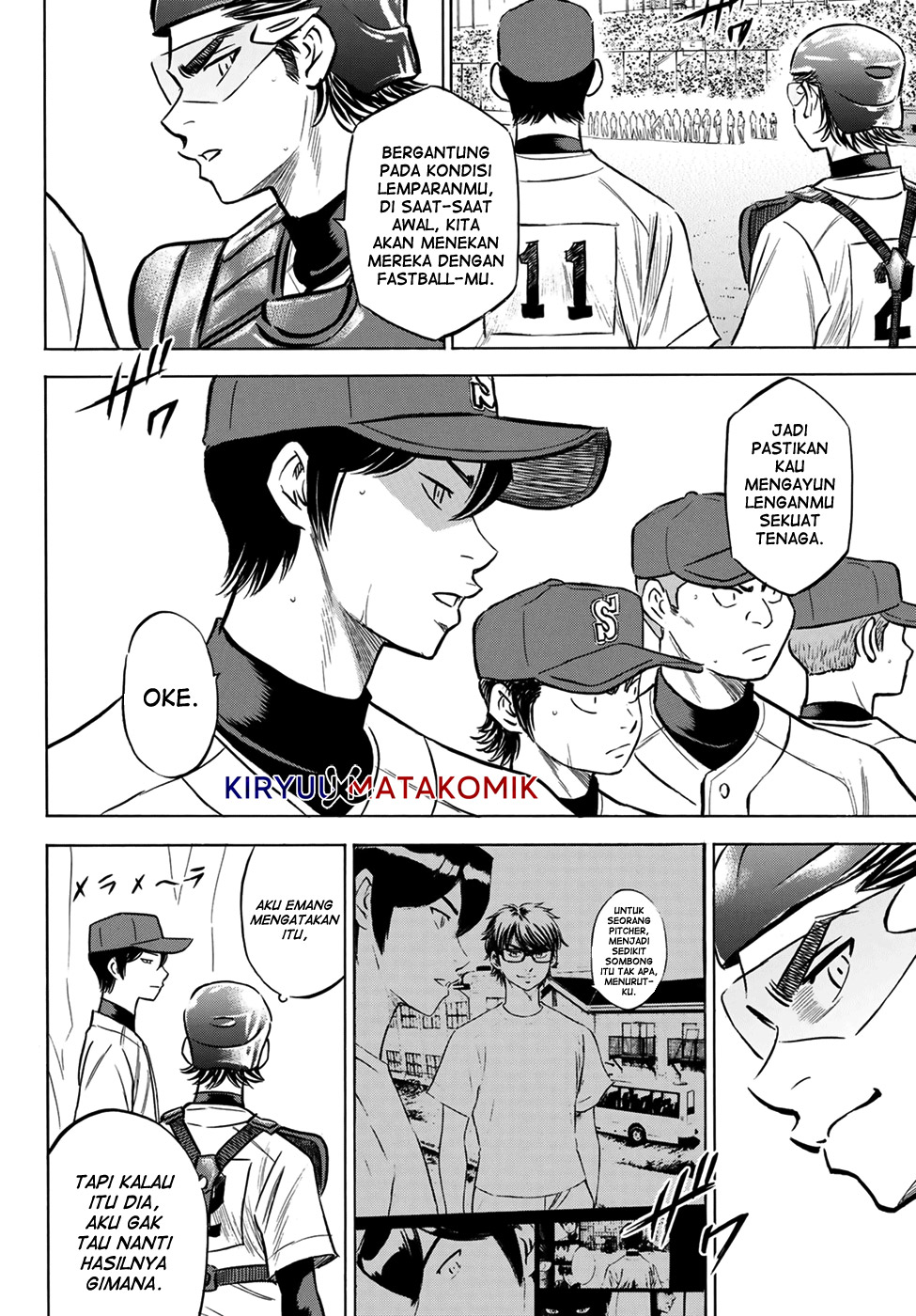 Diamond no Ace Act 2 Bab 204 halaman 10