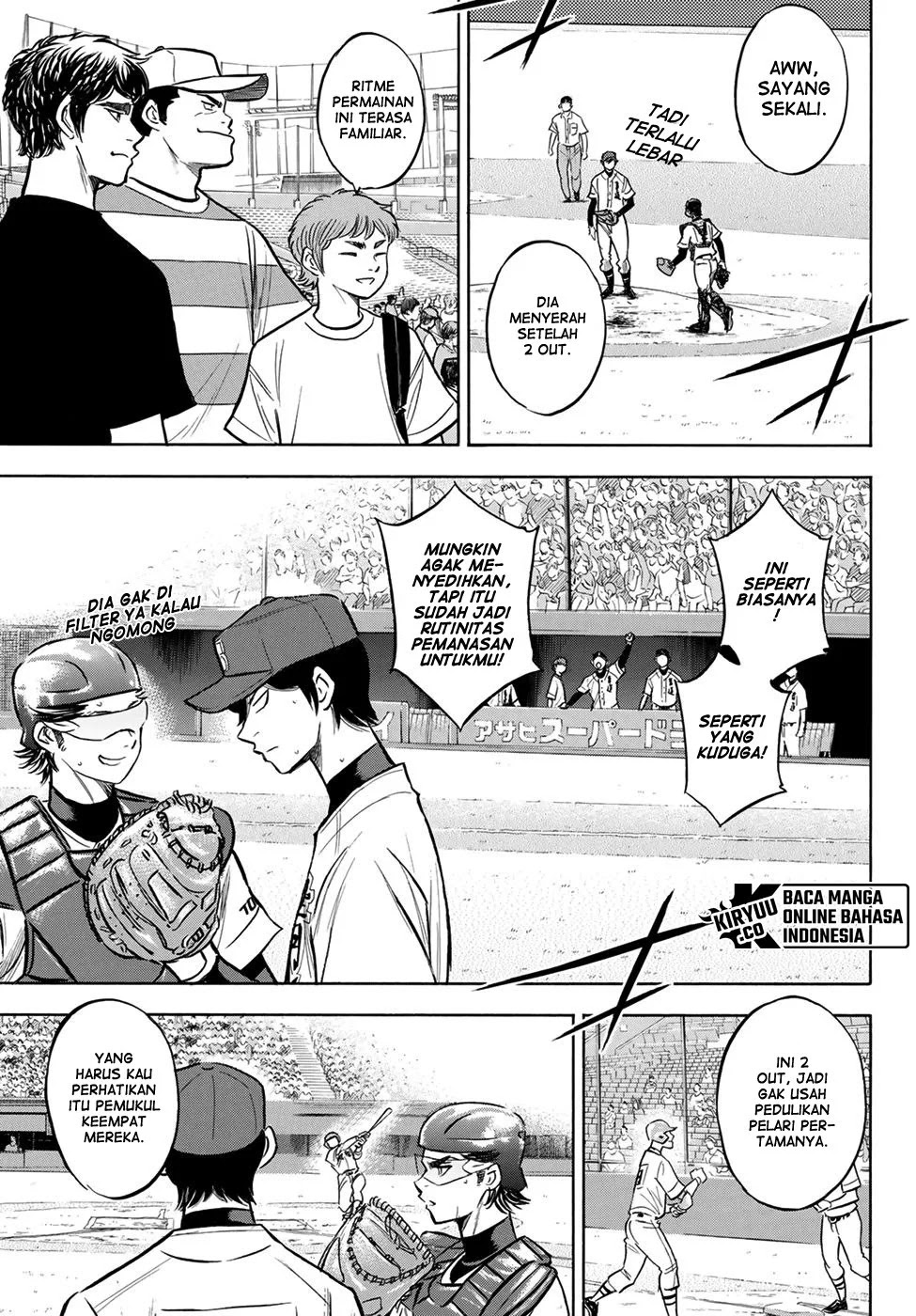 Diamond no Ace Act 2 Bab 205 halaman 8