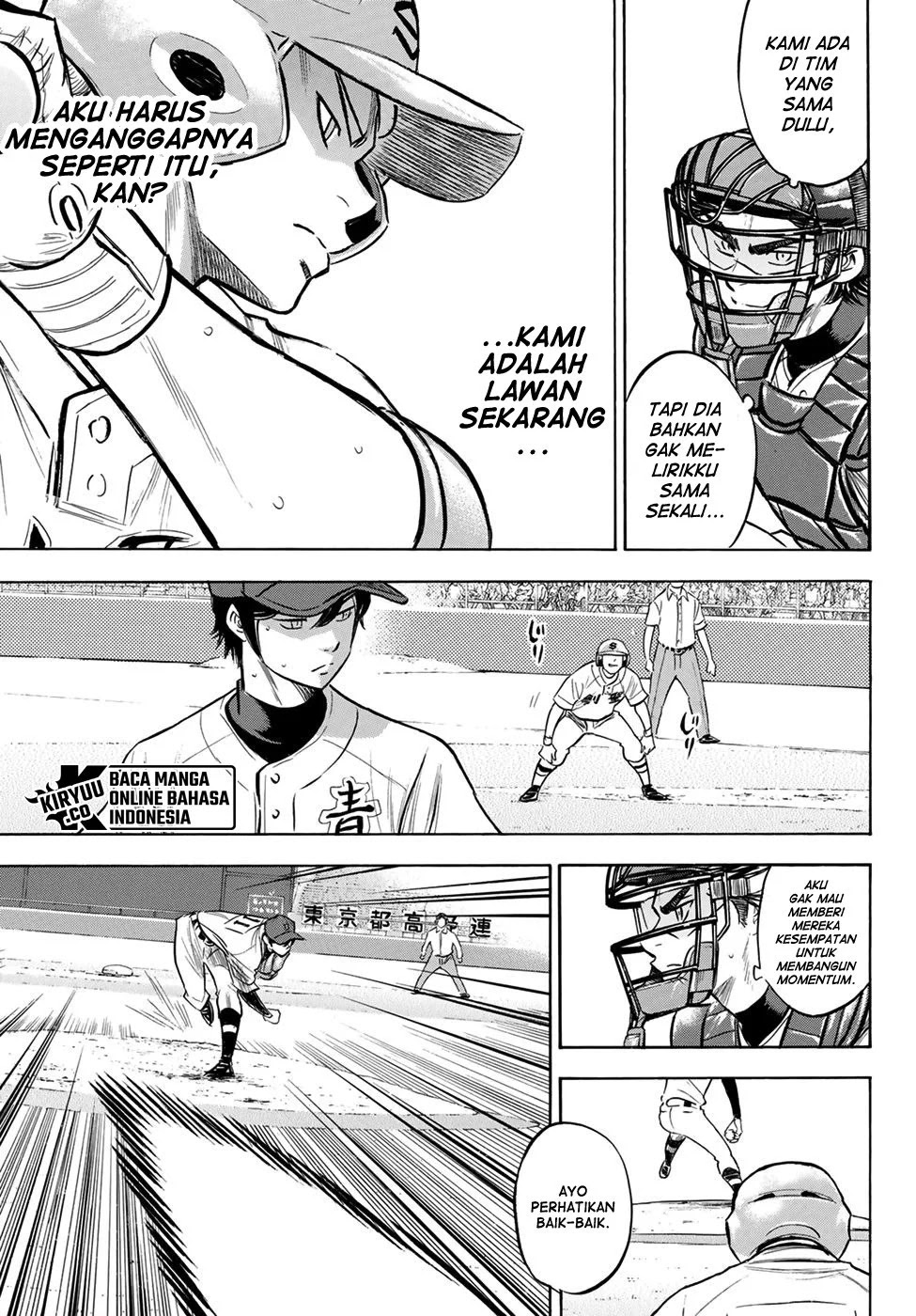 Diamond no Ace Act 2 Bab 205 halaman 10