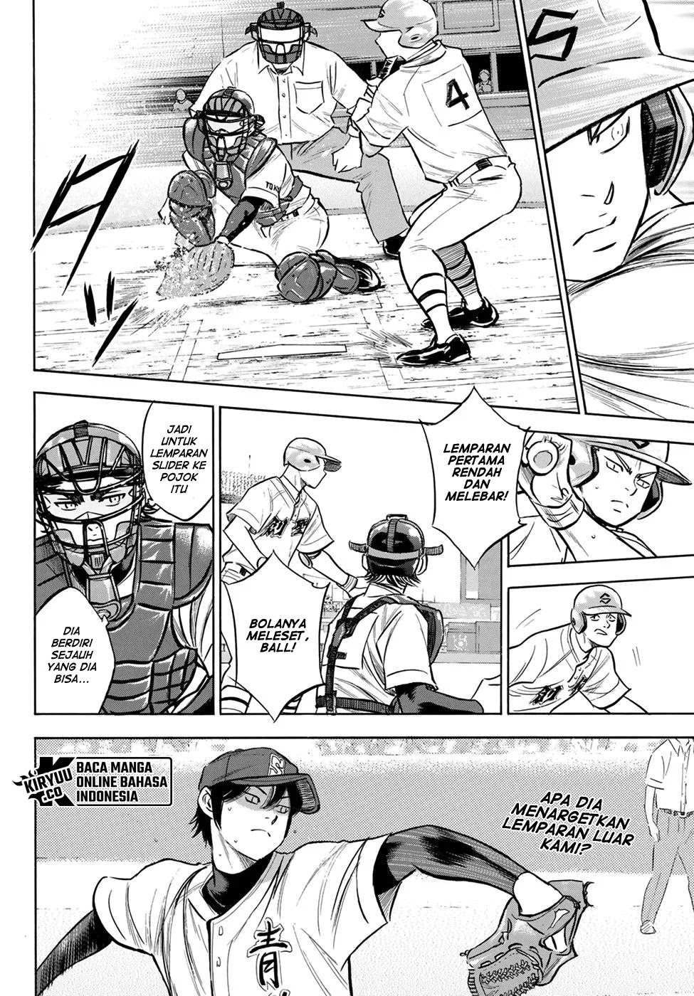 Diamond no Ace Act 2 Bab 205 halaman 11