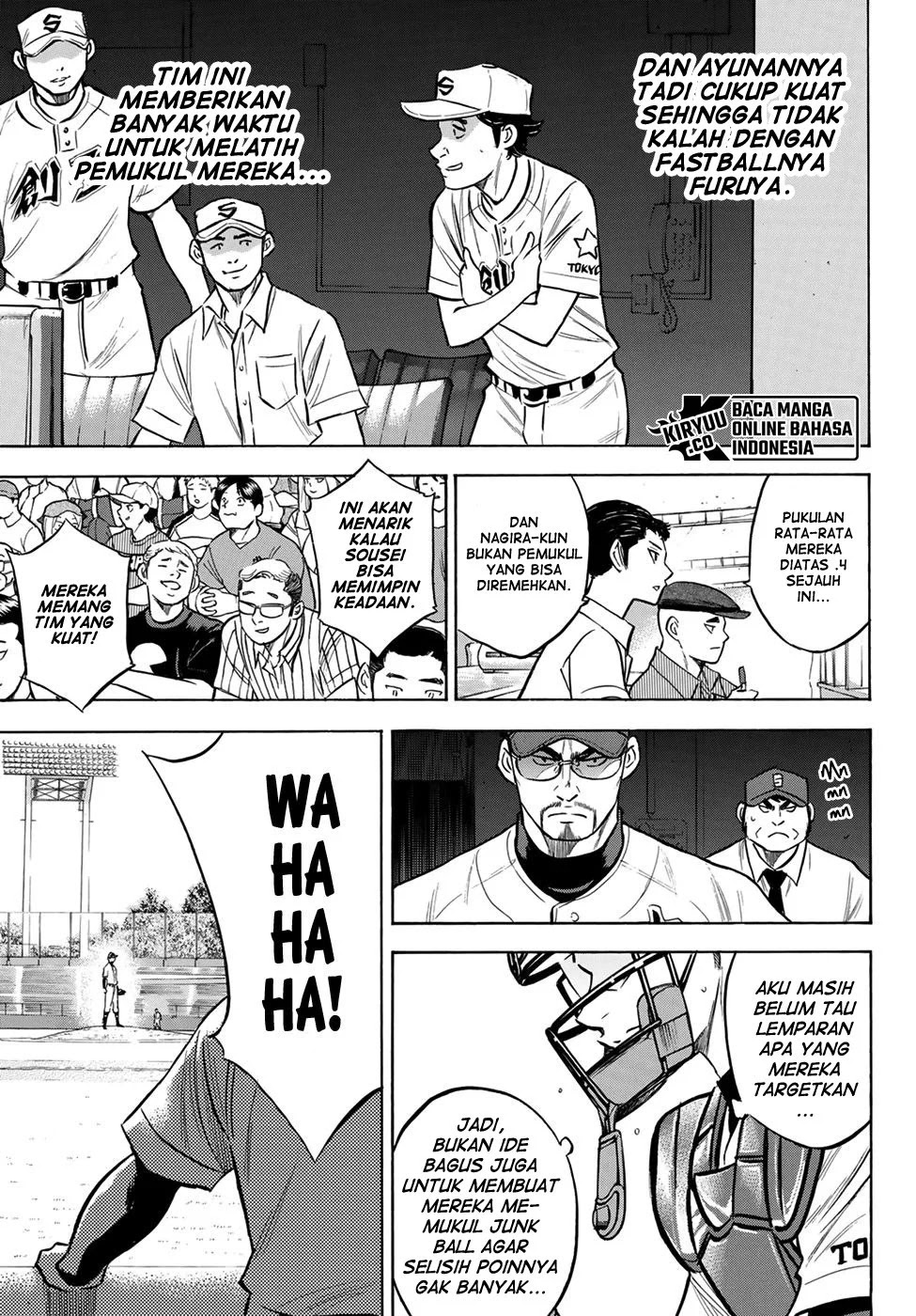 Diamond no Ace Act 2 Bab 205 halaman 16