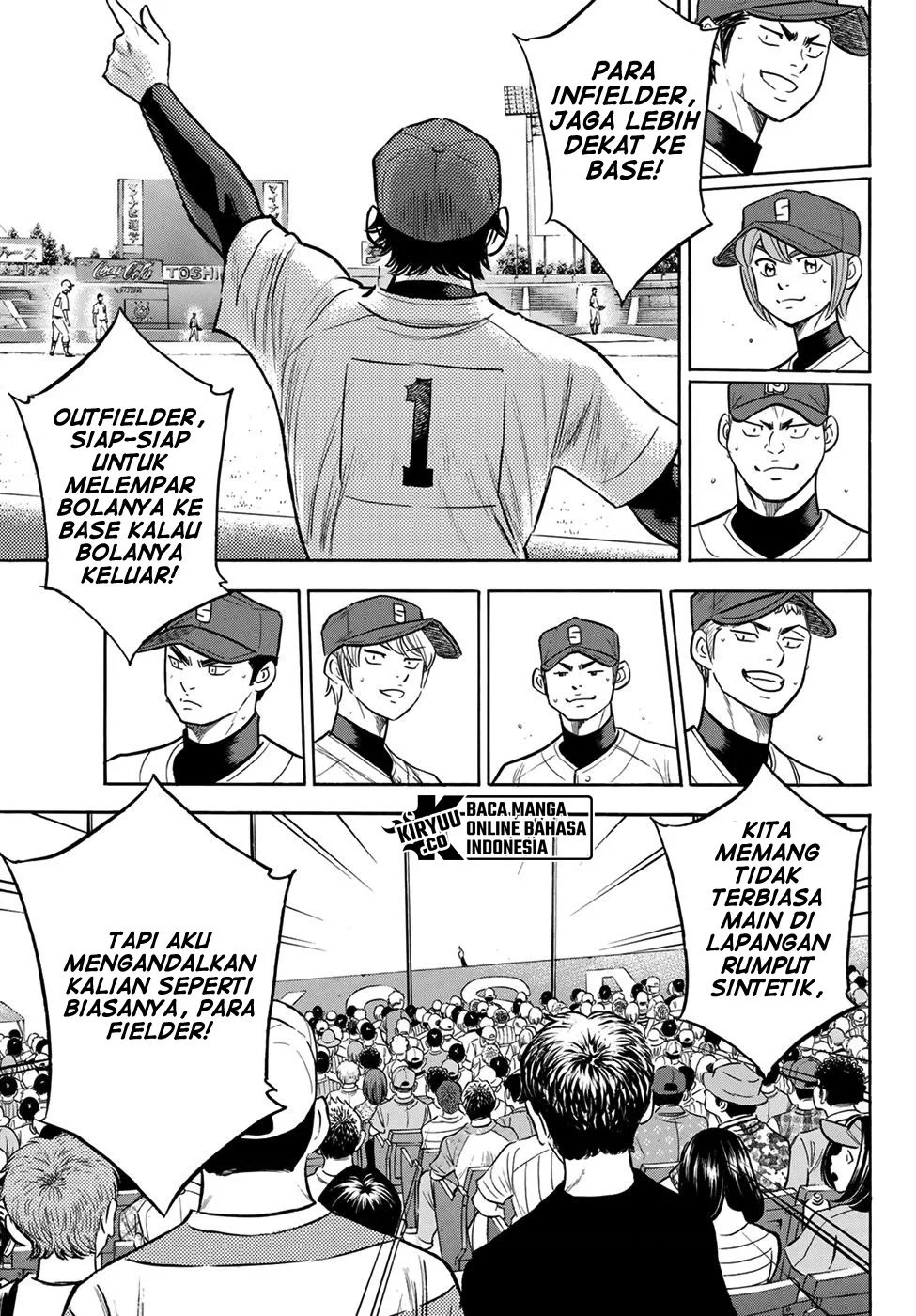 Diamond no Ace Act 2 Bab 205 halaman 18