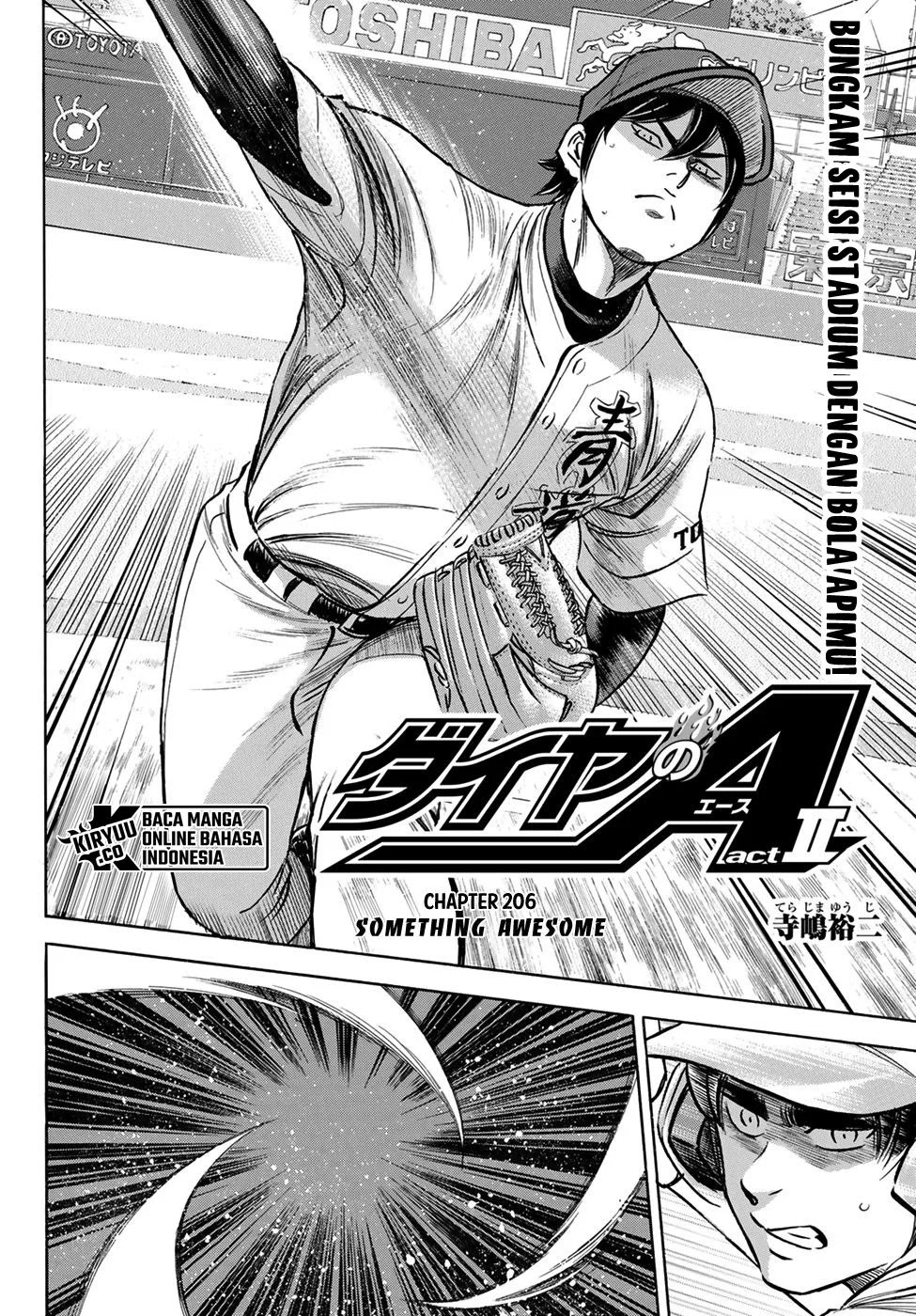 Diamond no Ace Act 2 chapter 206 halaman 3