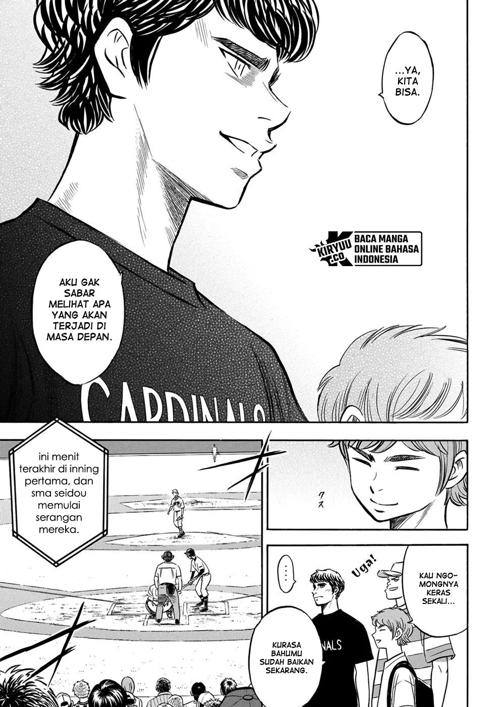 Diamond no Ace Act 2 chapter 206 halaman 8