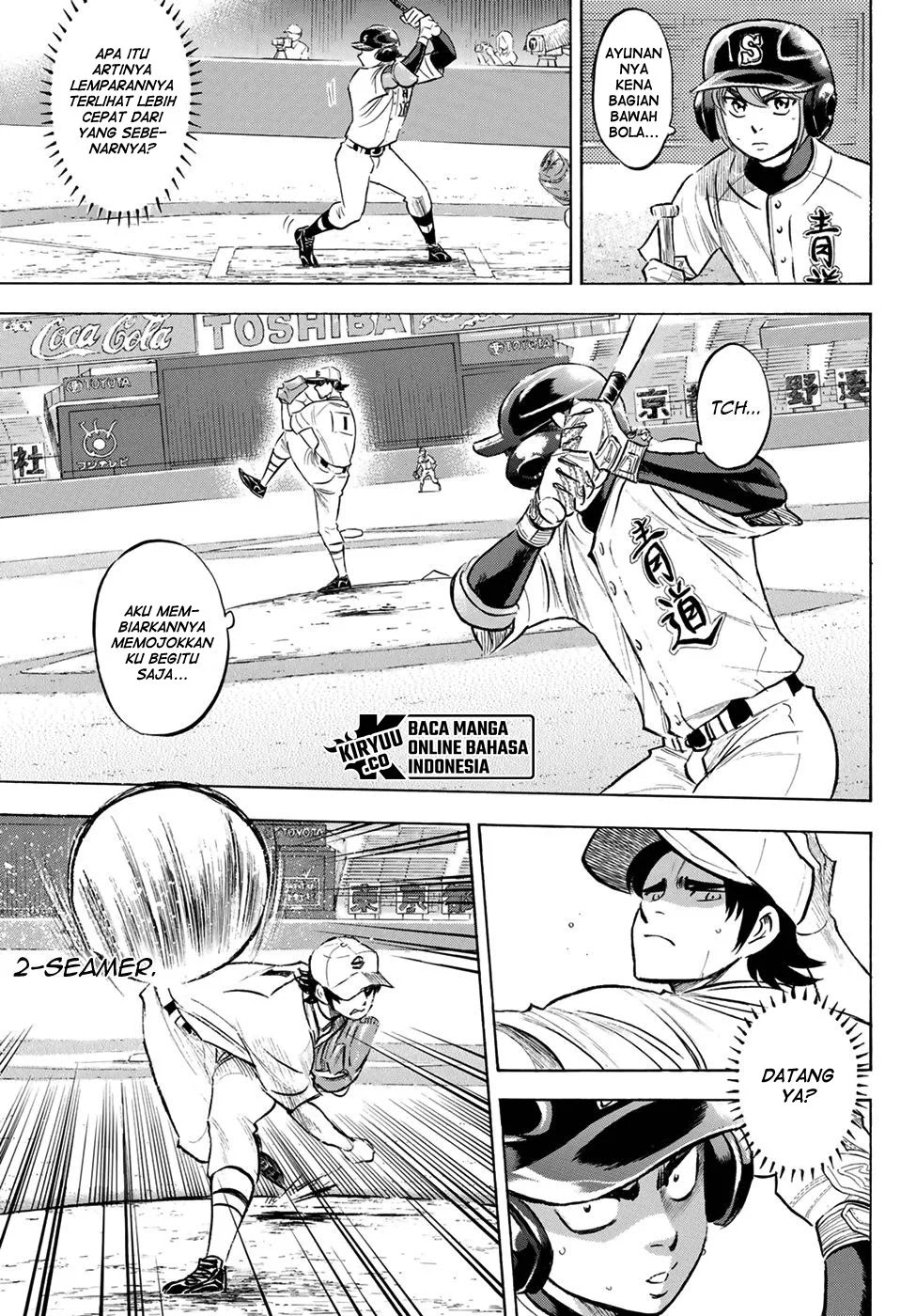 Diamond no Ace Act 2 chapter 206 halaman 14