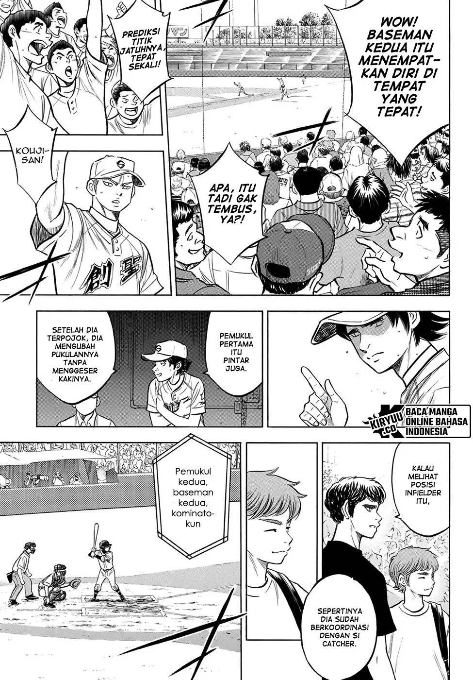 Diamond no Ace Act 2 chapter 206 halaman 18
