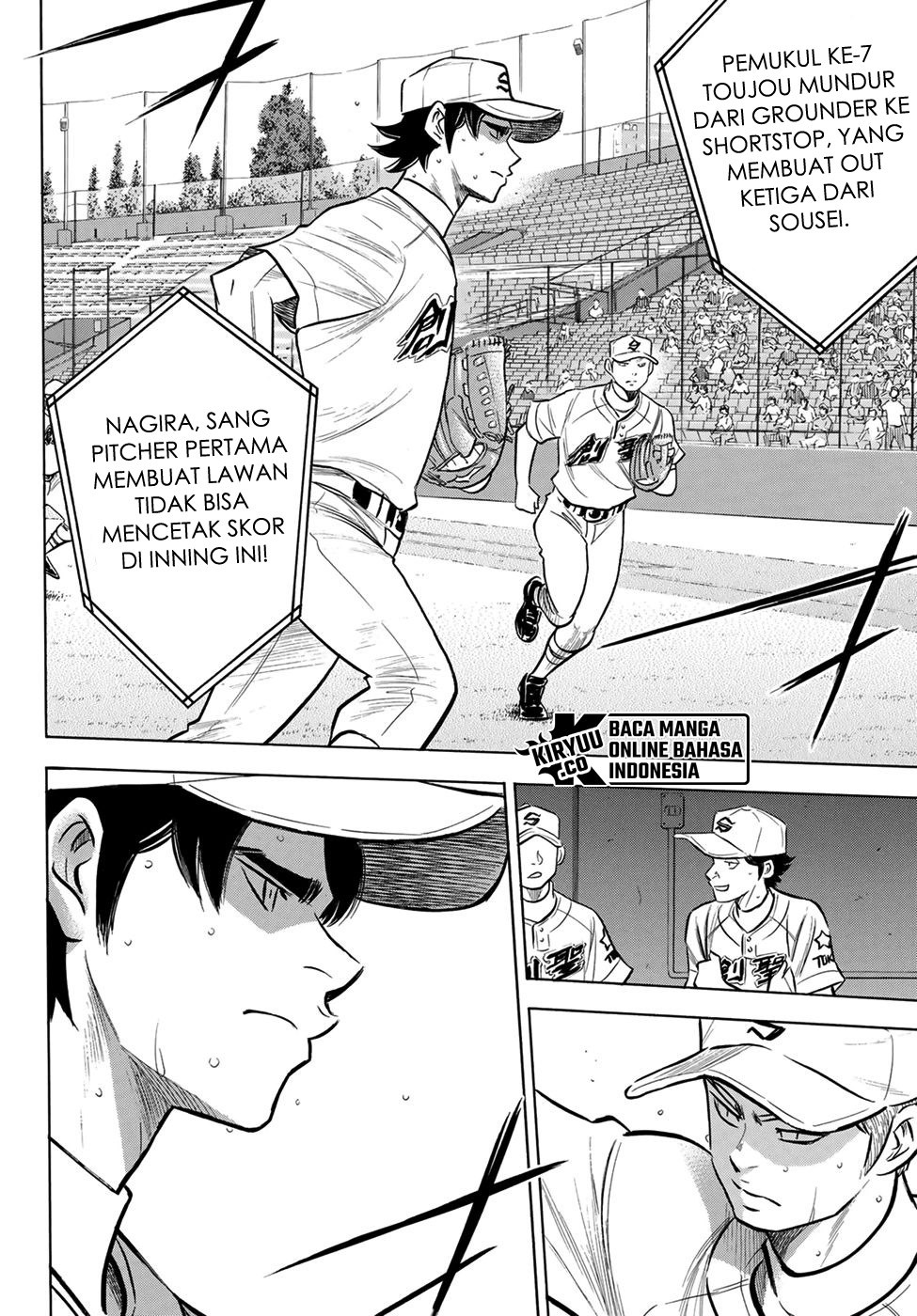 Diamond no Ace Act 2 Bab 207 halaman 8