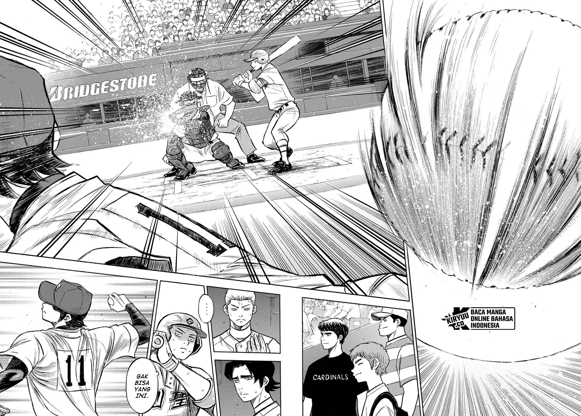 Diamond no Ace Act 2 Bab 207 halaman 10
