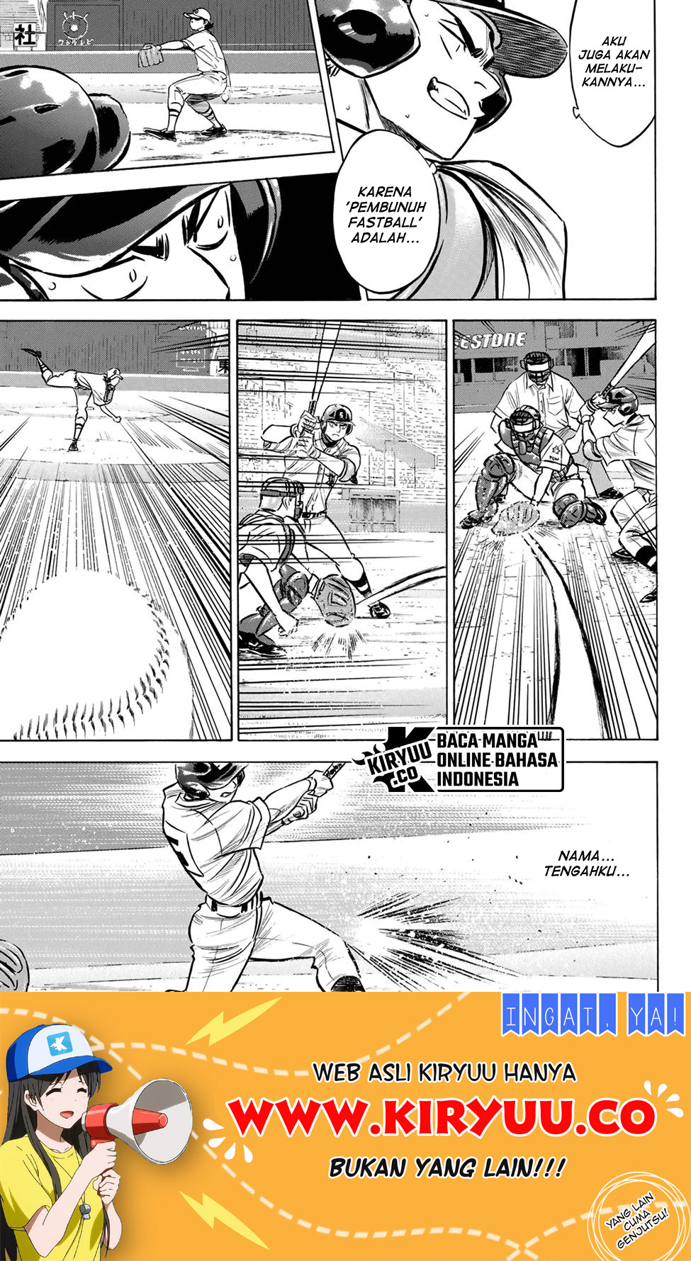 Diamond no Ace Act 2 Bab 208 halaman 8