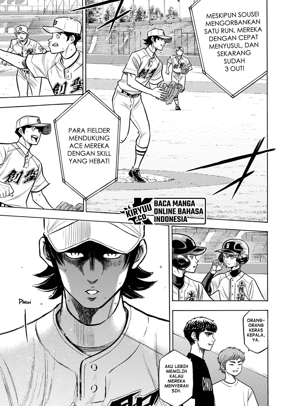 Diamond no Ace Act 2 Bab 208 halaman 12