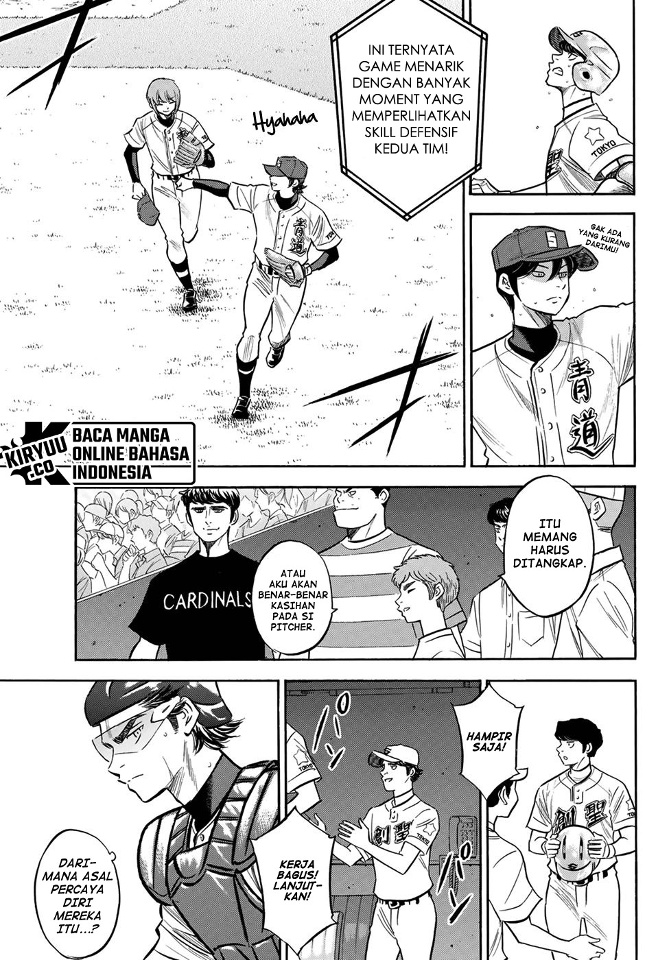 Diamond no Ace Act 2 Bab 208 halaman 18