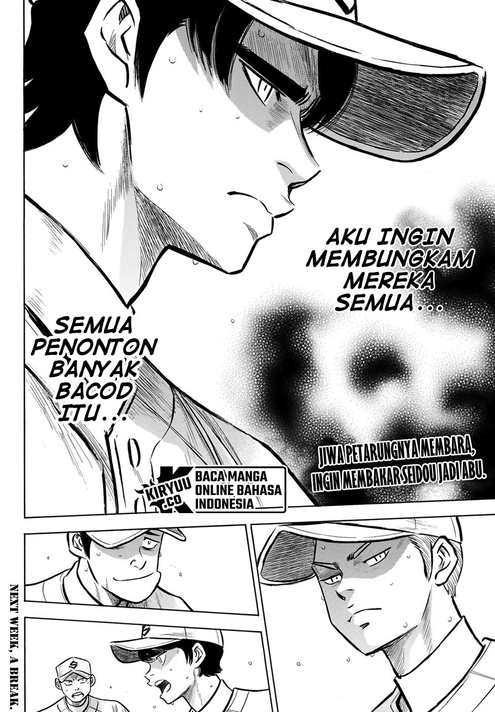 Diamond no Ace Act 2 Bab 208 halaman 21