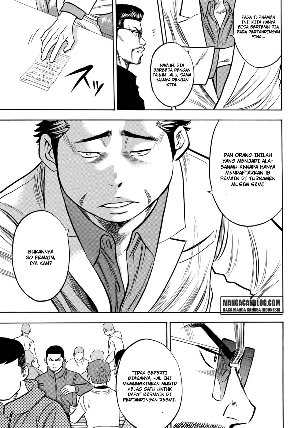 Diamond no Ace Act 2 chapter 21 halaman 19