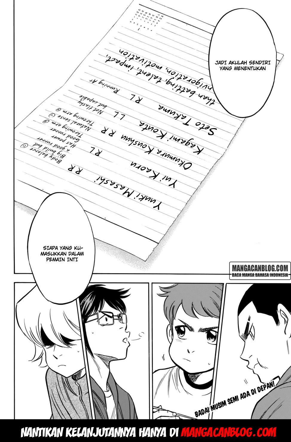 Diamond no Ace Act 2 chapter 21 halaman 20