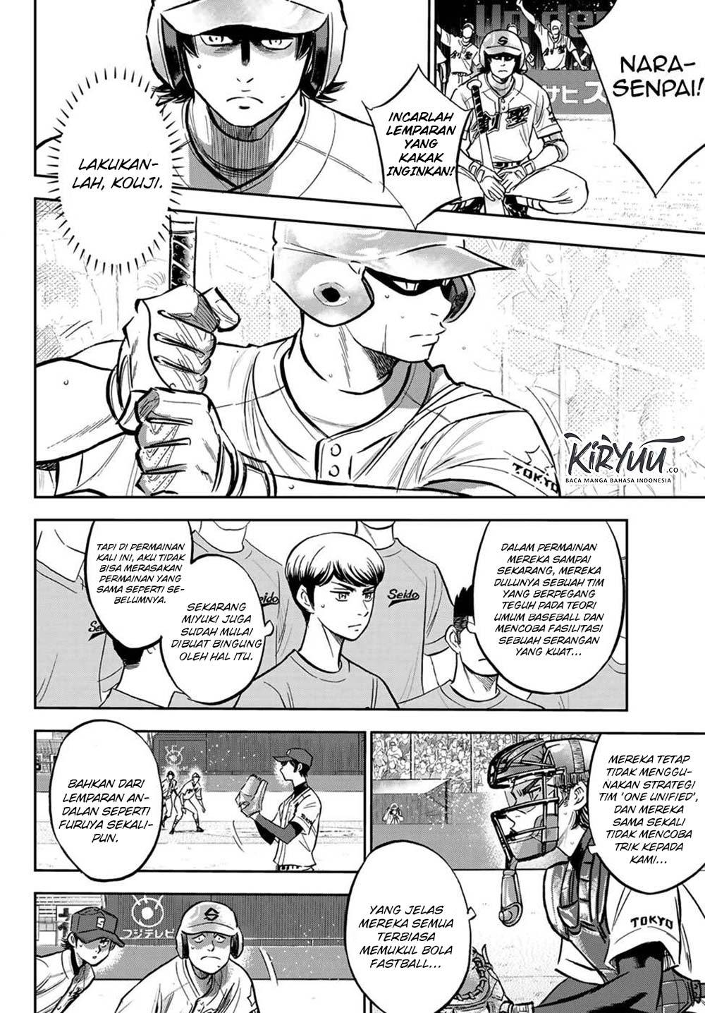 Diamond no Ace Act 2 Bab 210 halaman 7