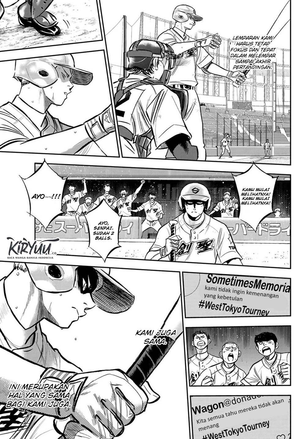 Diamond no Ace Act 2 Bab 210 halaman 12
