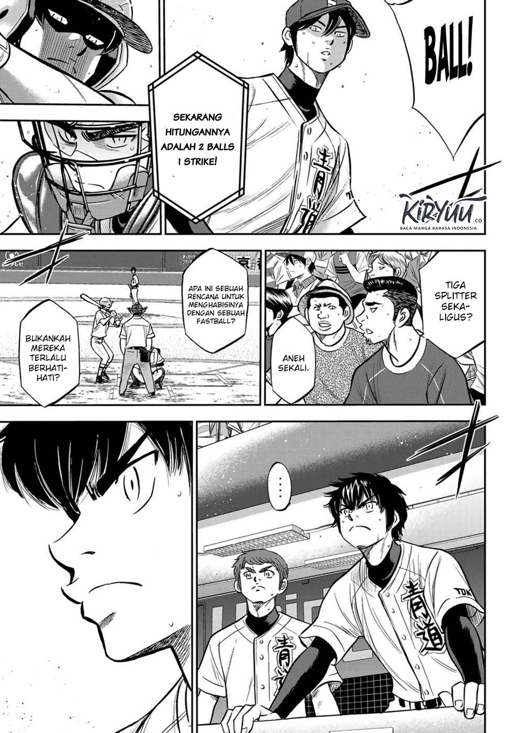 Diamond no Ace Act 2 Bab 211 halaman 13