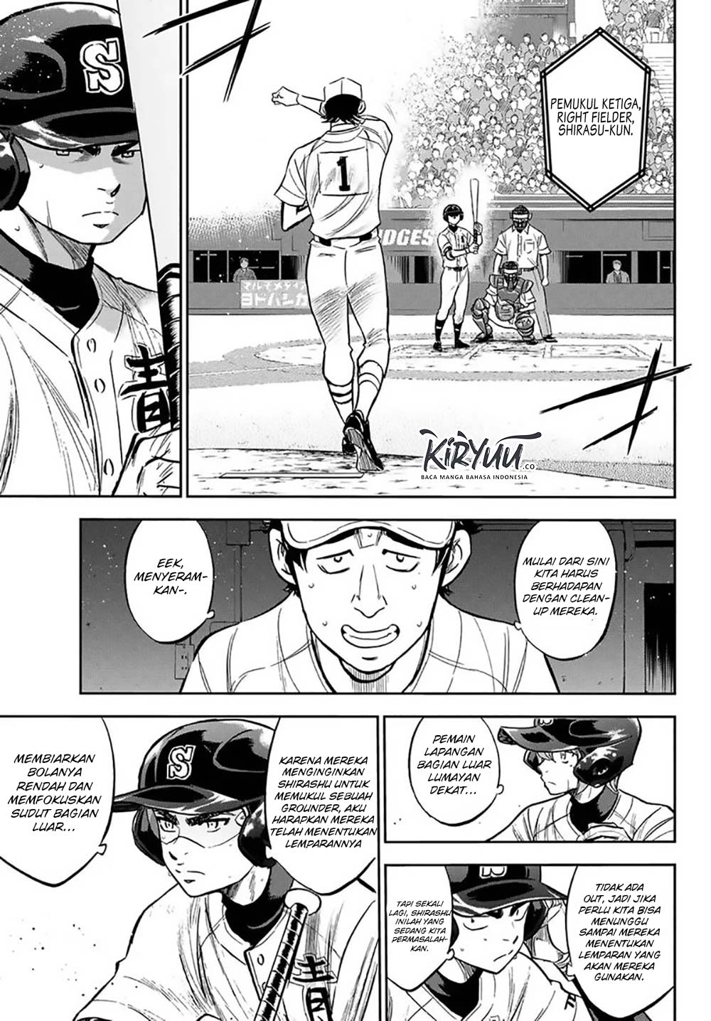 Diamond no Ace Act 2 Bab 213 halaman 8