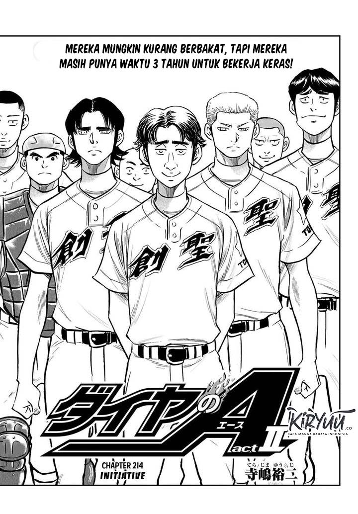Diamond no Ace Act 2 Bab 214 halaman 4