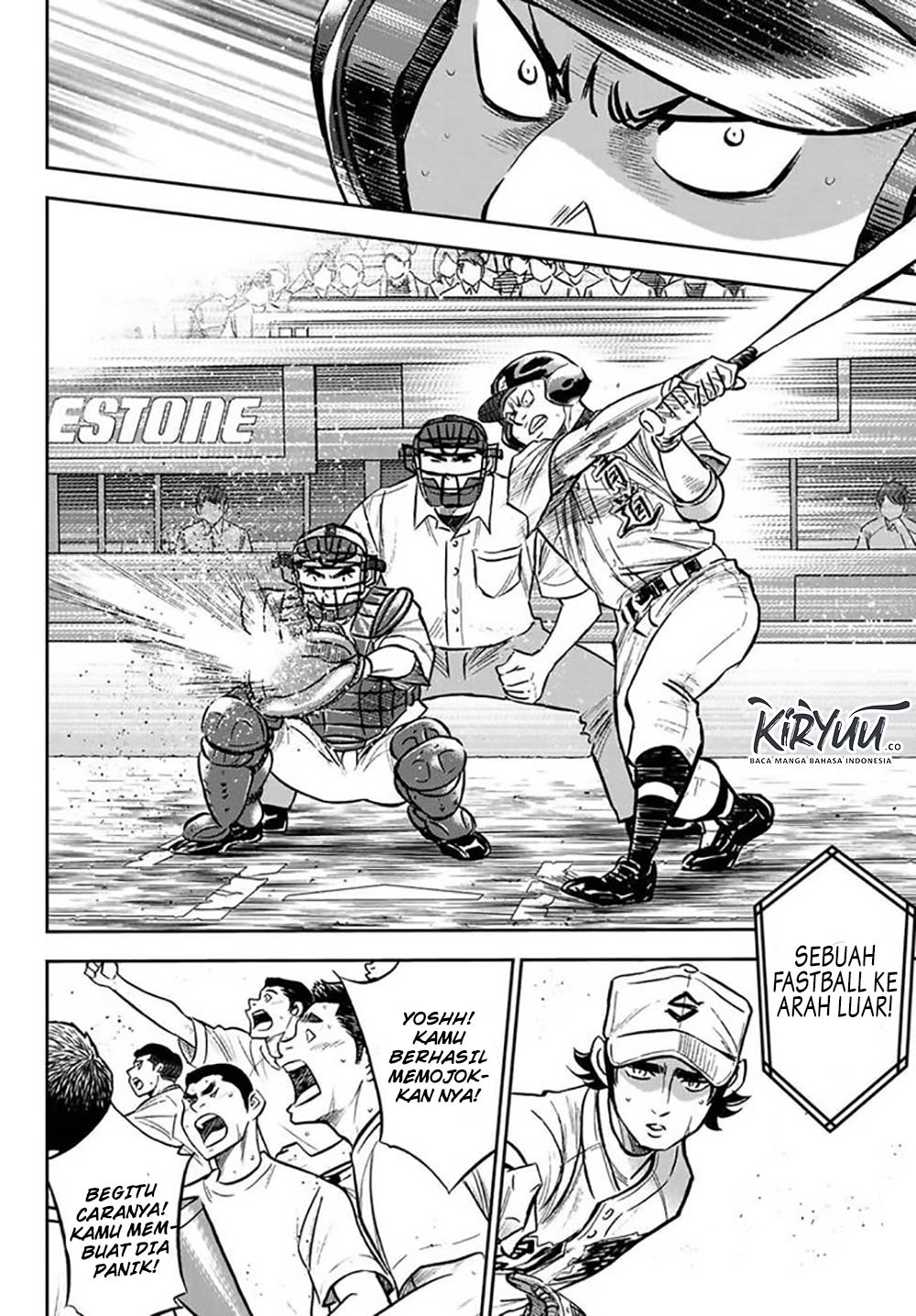 Diamond no Ace Act 2 Bab 214 halaman 12