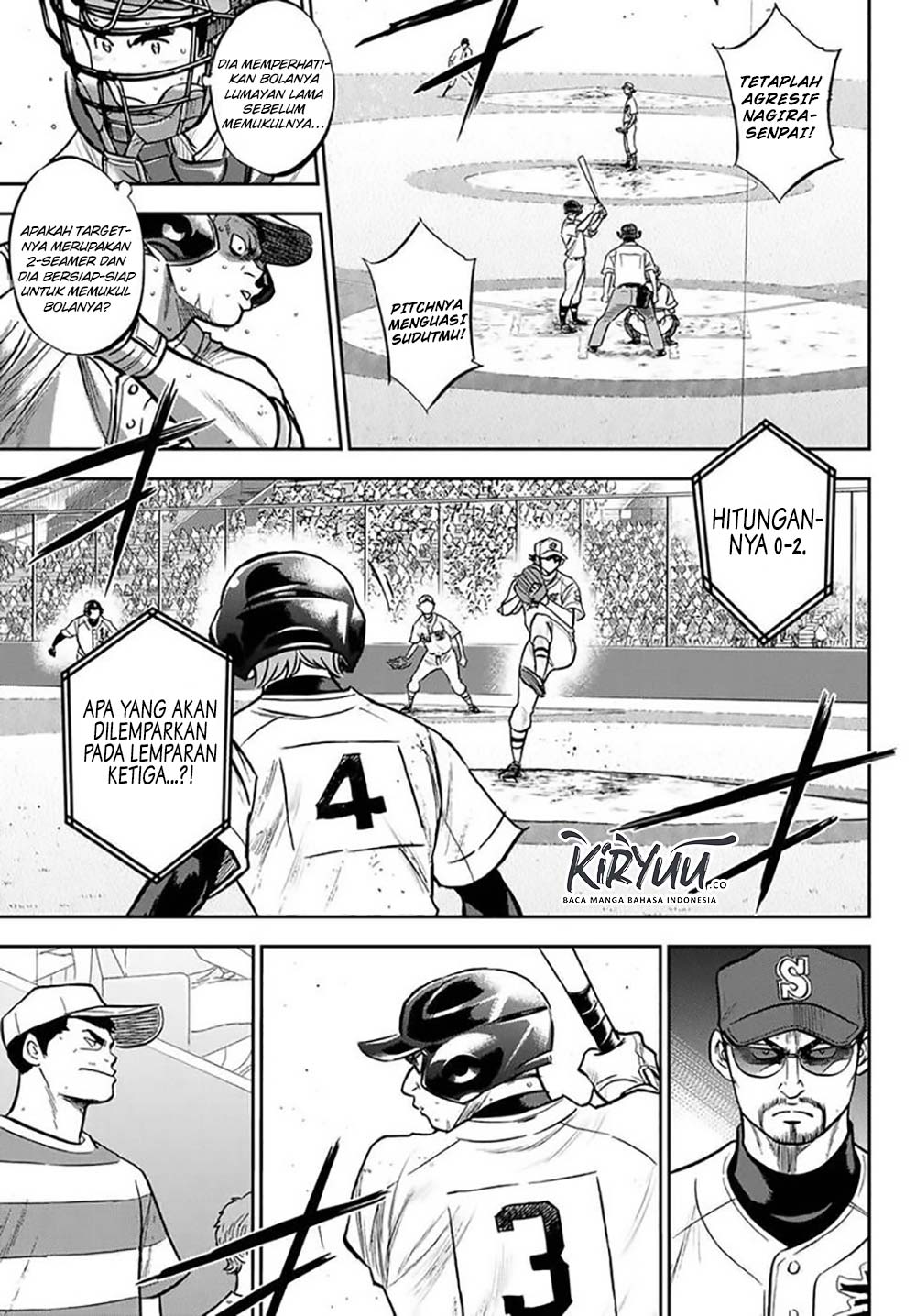 Diamond no Ace Act 2 Bab 214 halaman 13