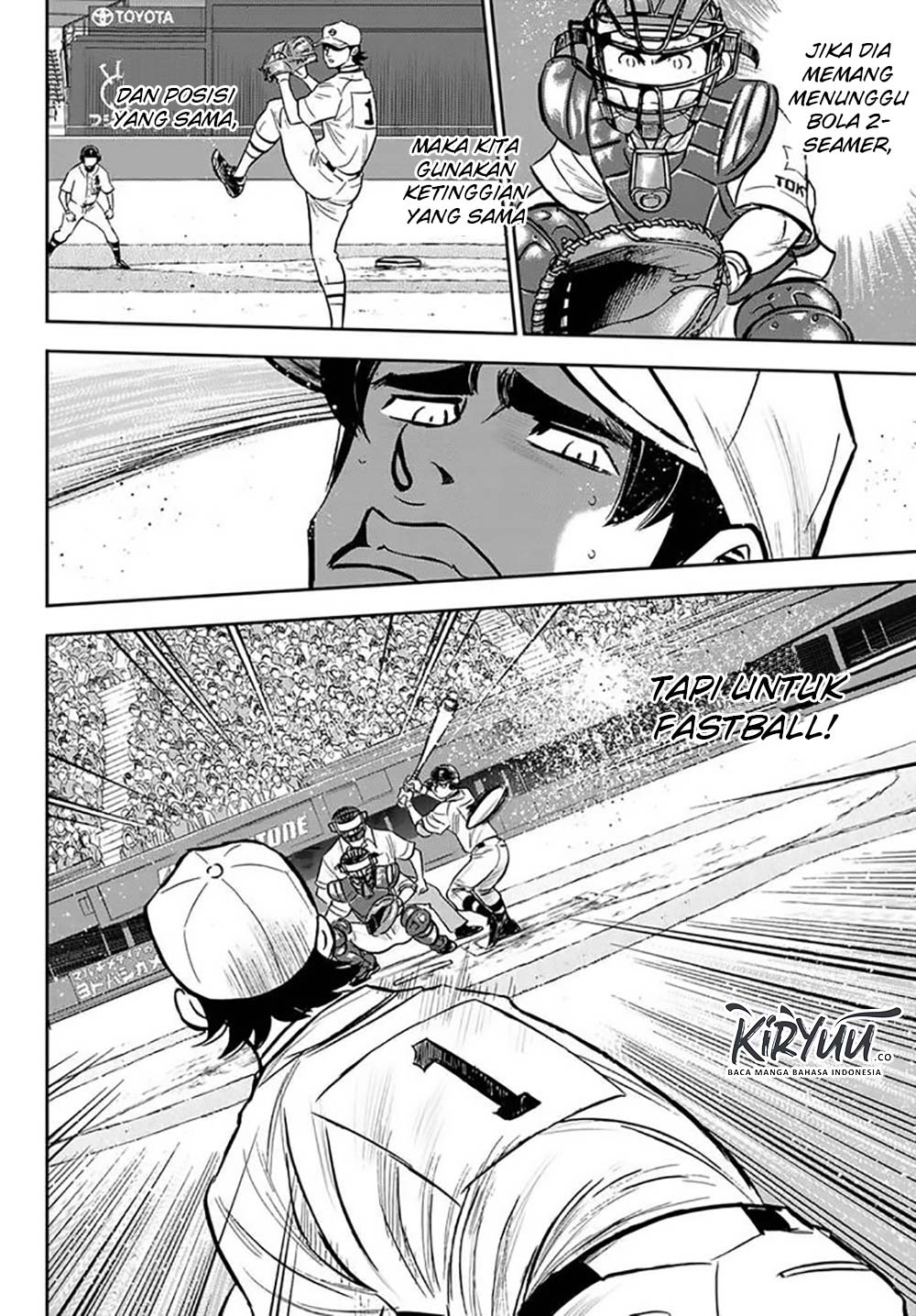 Diamond no Ace Act 2 Bab 214 halaman 16