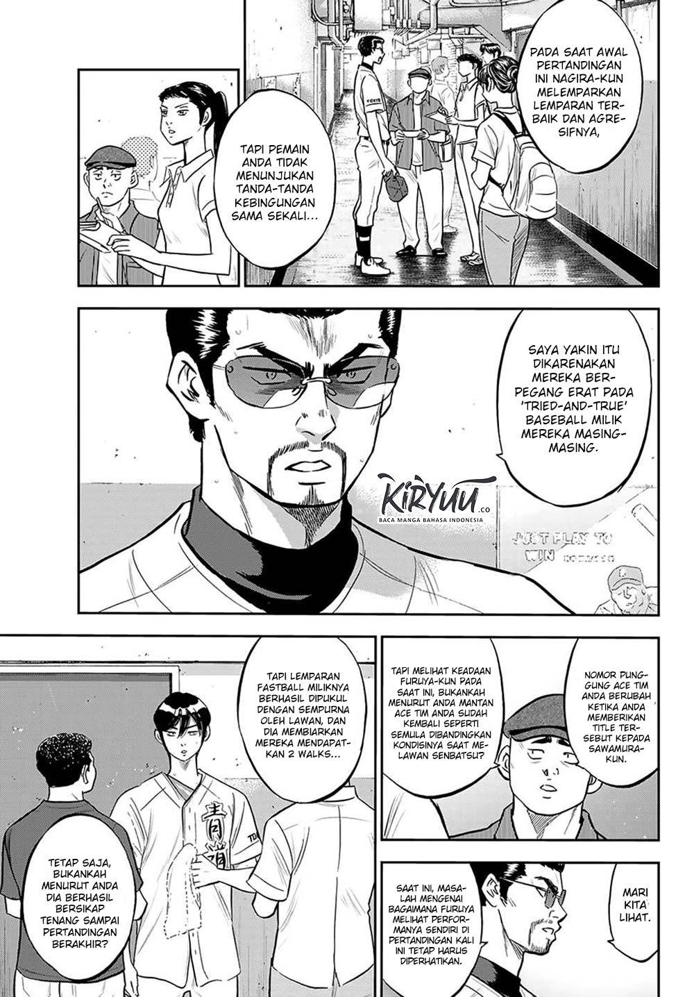 Diamond no Ace Act 2 Bab 217 halaman 9