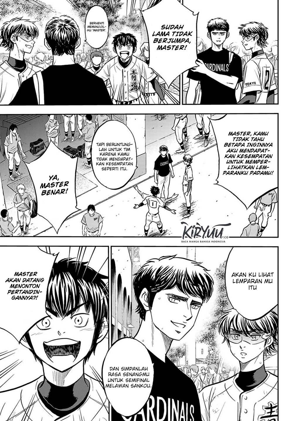Diamond no Ace Act 2 Bab 217 halaman 13
