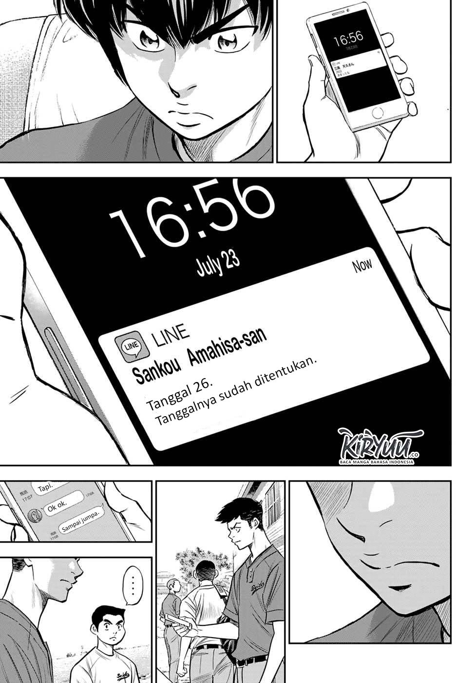 Diamond no Ace Act 2 Bab 218 halaman 7
