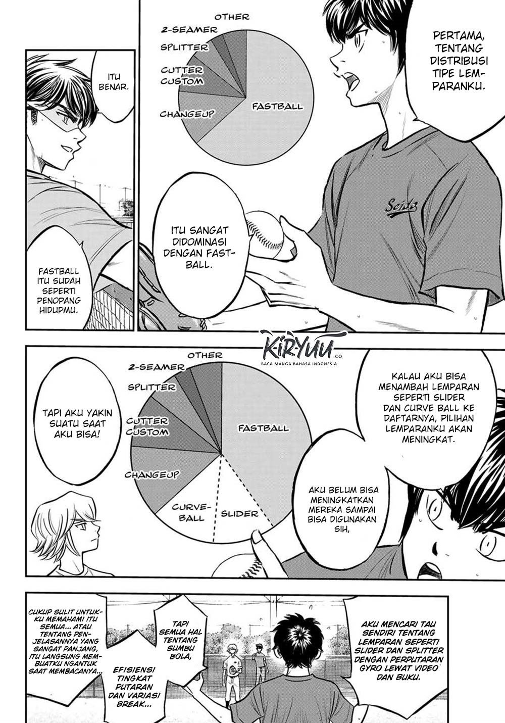 Diamond no Ace Act 2 Bab 220 halaman 11