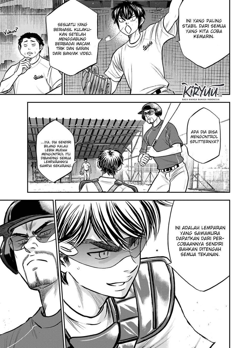 Diamond no Ace Act 2 chapter 221 halaman 18
