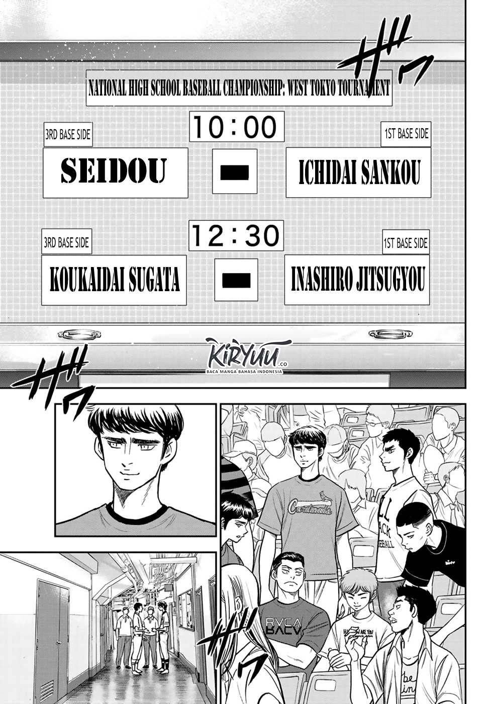 Diamond no Ace Act 2 Bab 223 halaman 8