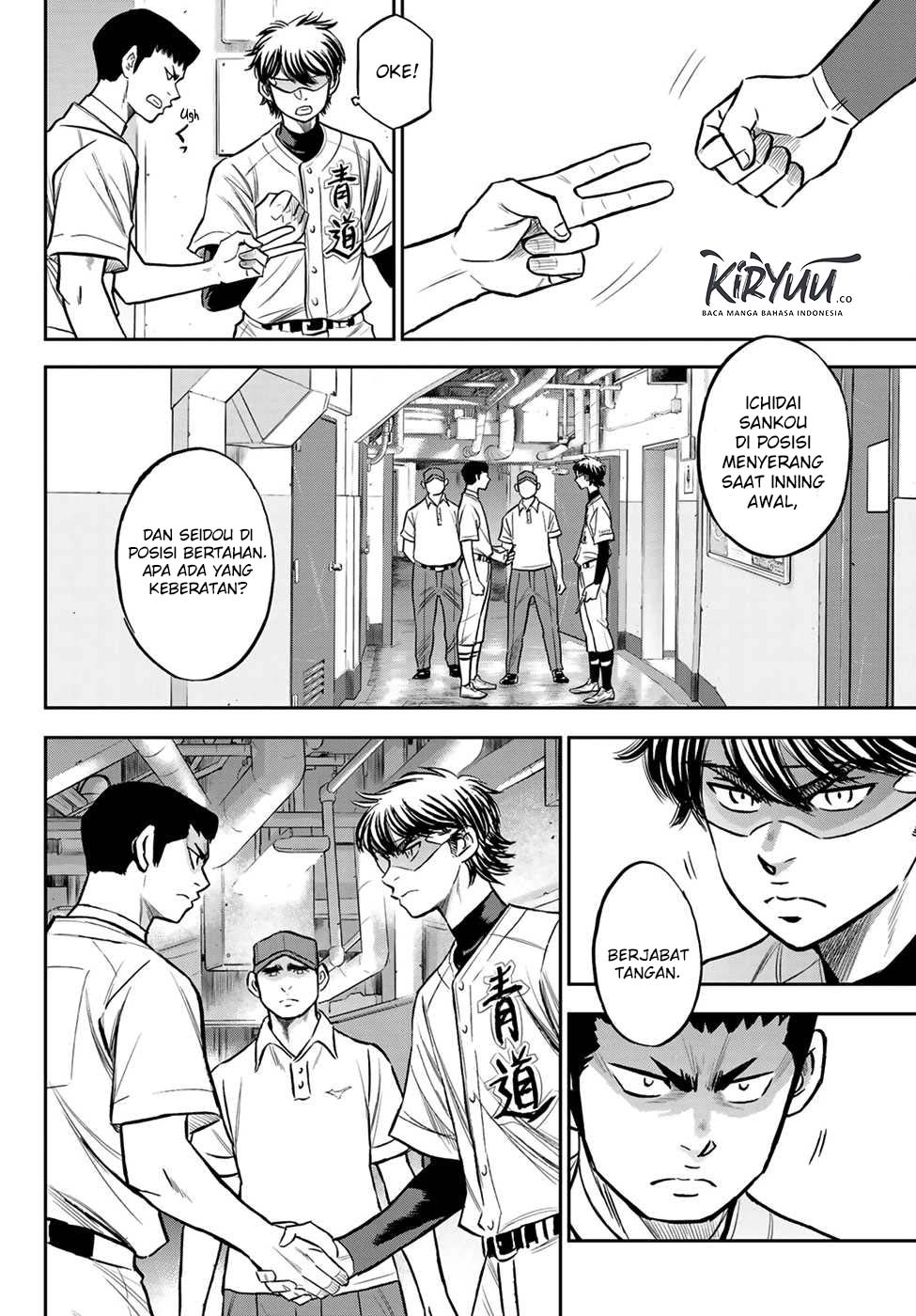 Diamond no Ace Act 2 Bab 223 halaman 9