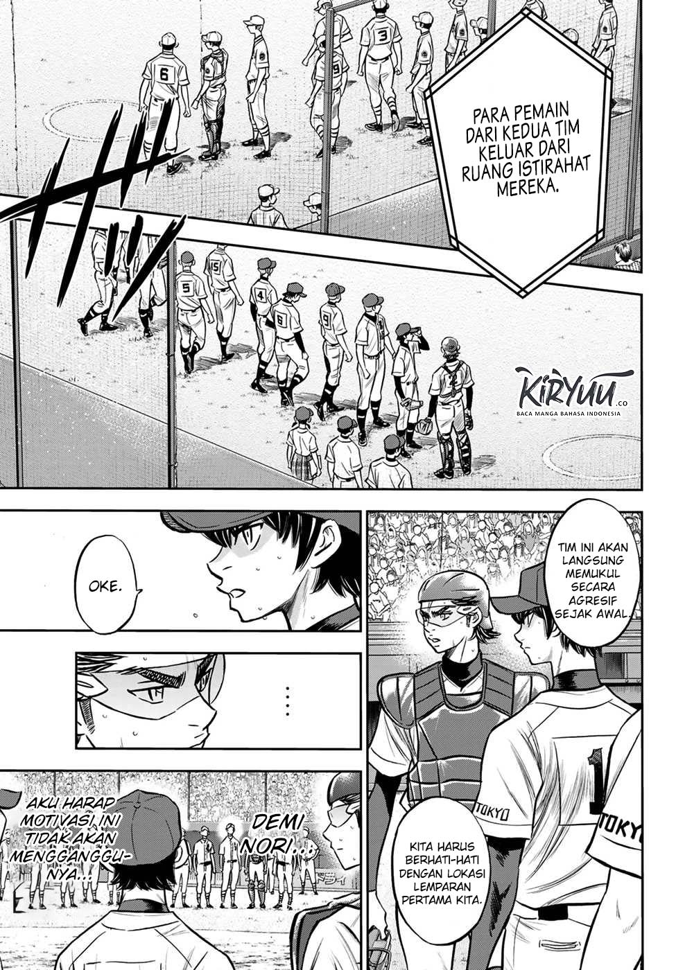 Diamond no Ace Act 2 Bab 223 halaman 17
