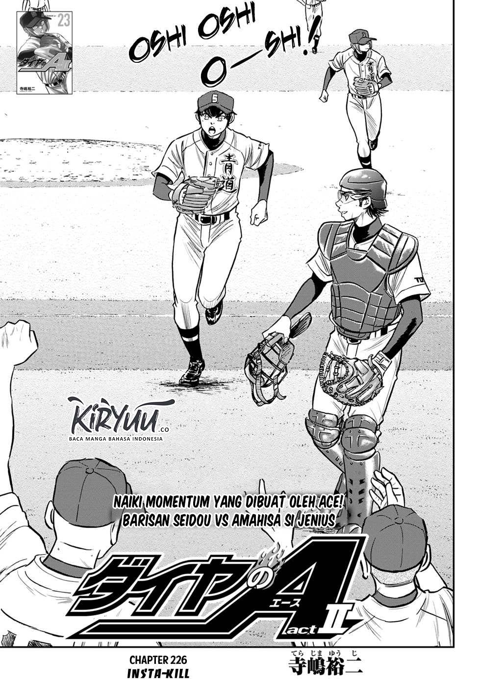 Diamond no Ace Act 2 chapter 226 halaman 3