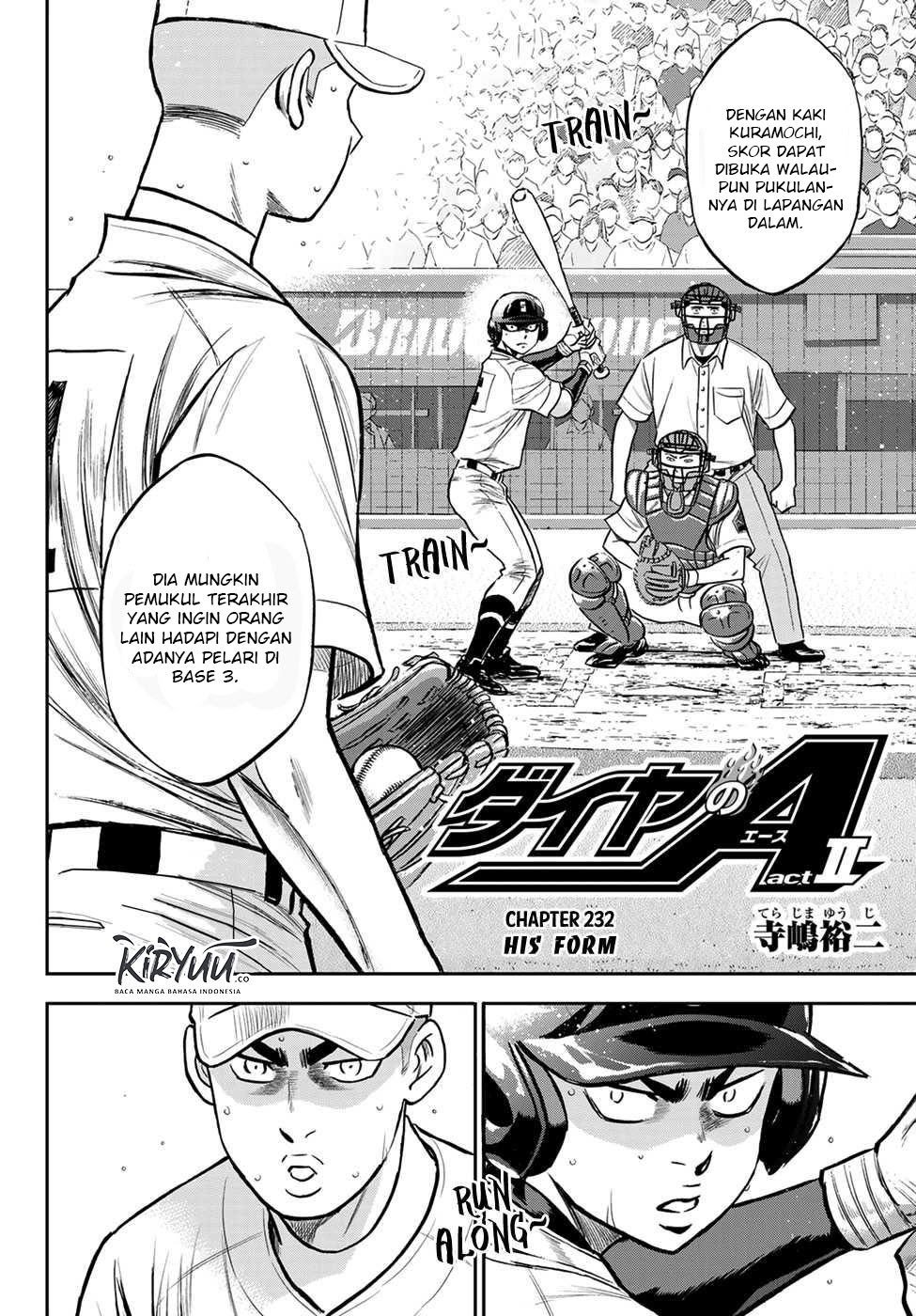 Diamond no Ace Act 2 chapter 232 halaman 3