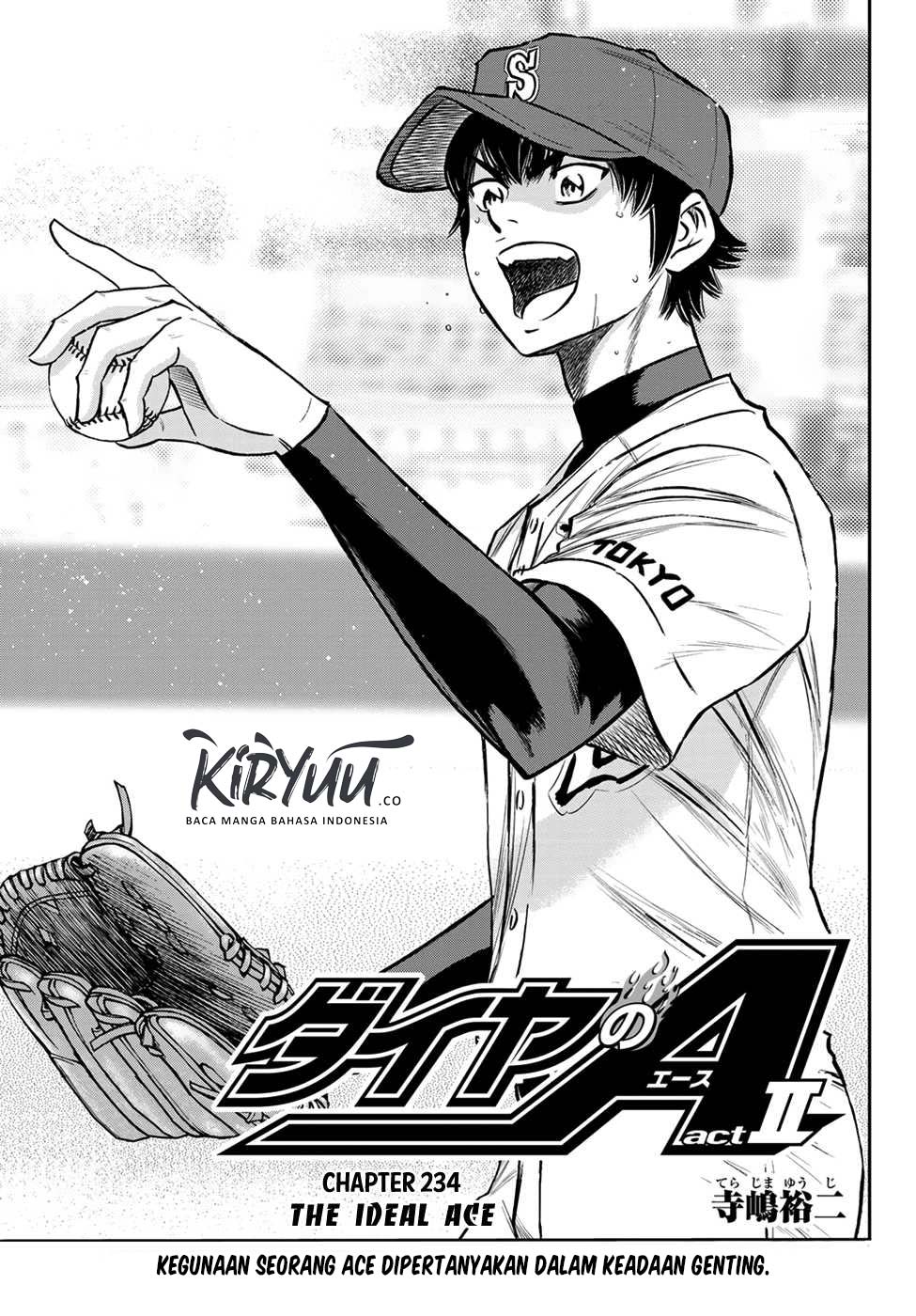 Diamond no Ace Act 2 chapter 234 halaman 1