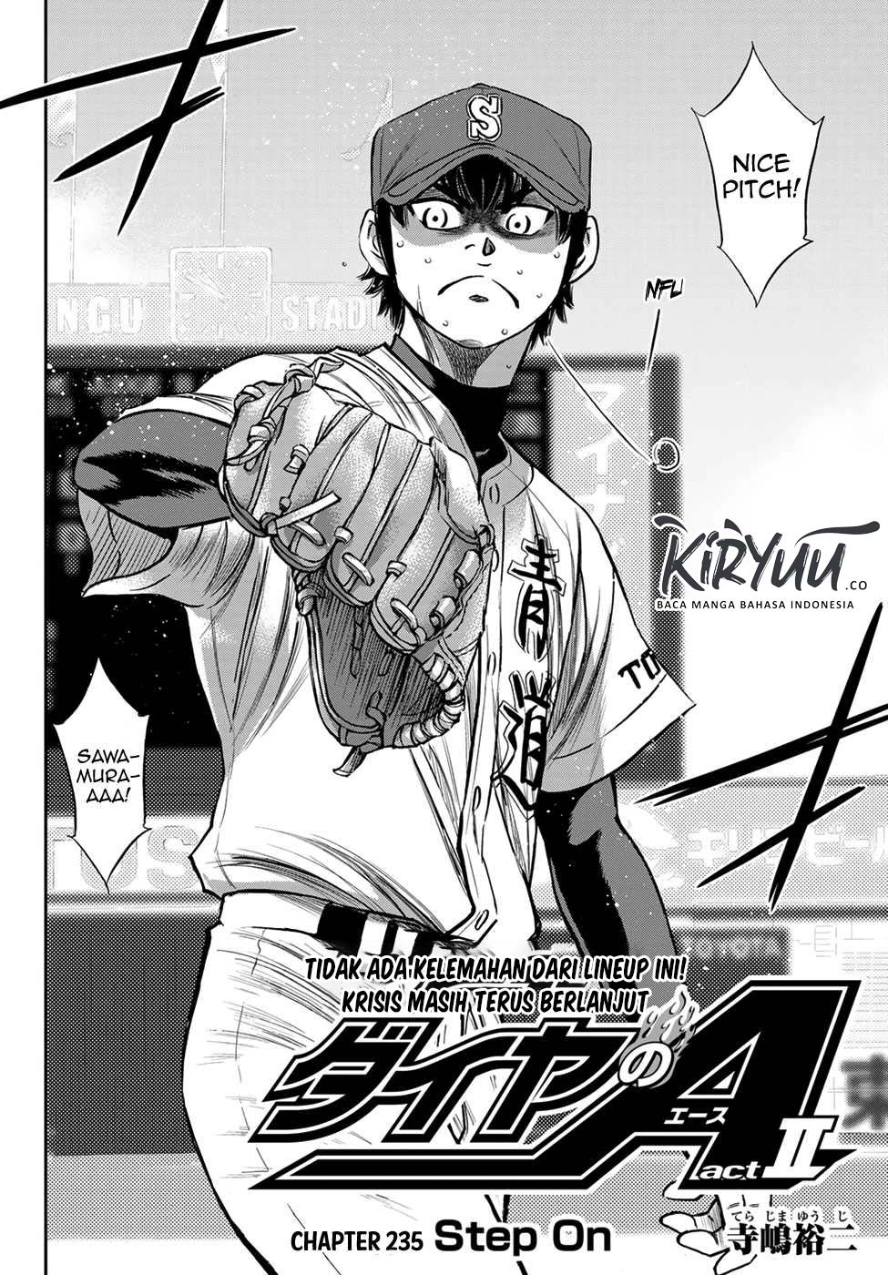Diamond no Ace Act 2 chapter 235 halaman 2