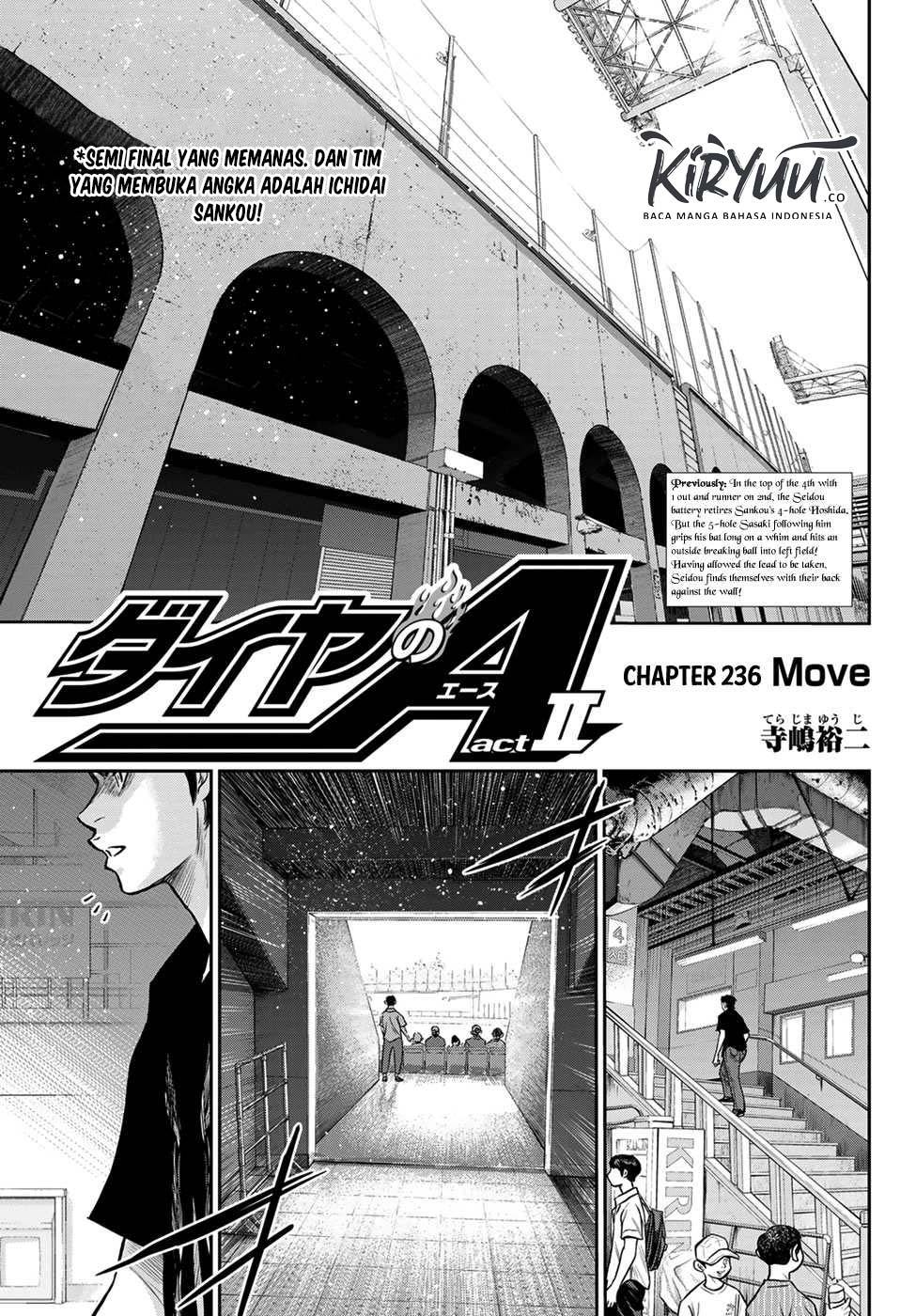 Diamond no Ace Act 2 Bab 236 halaman 2