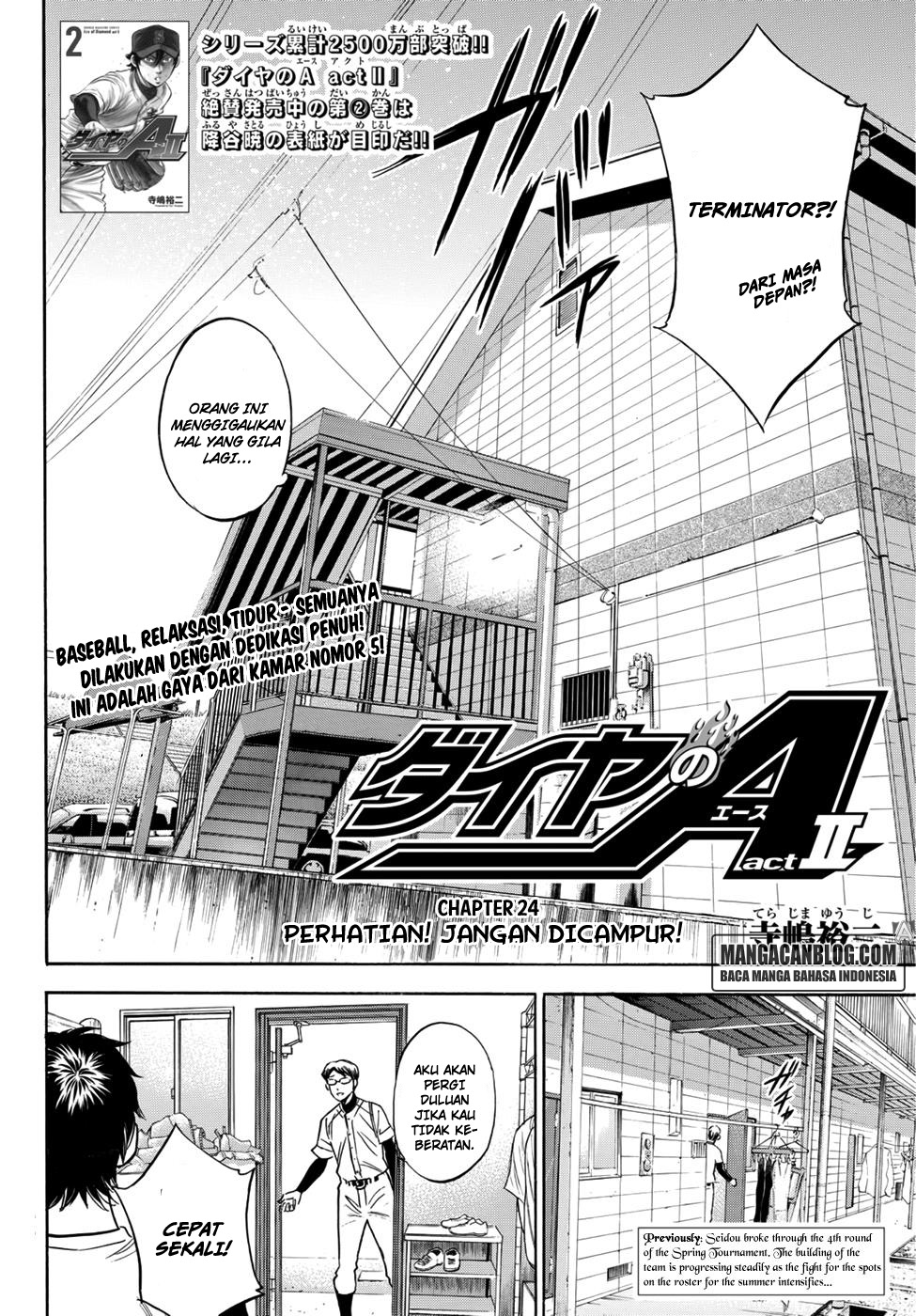 Diamond no Ace Act 2 chapter 24 halaman 2