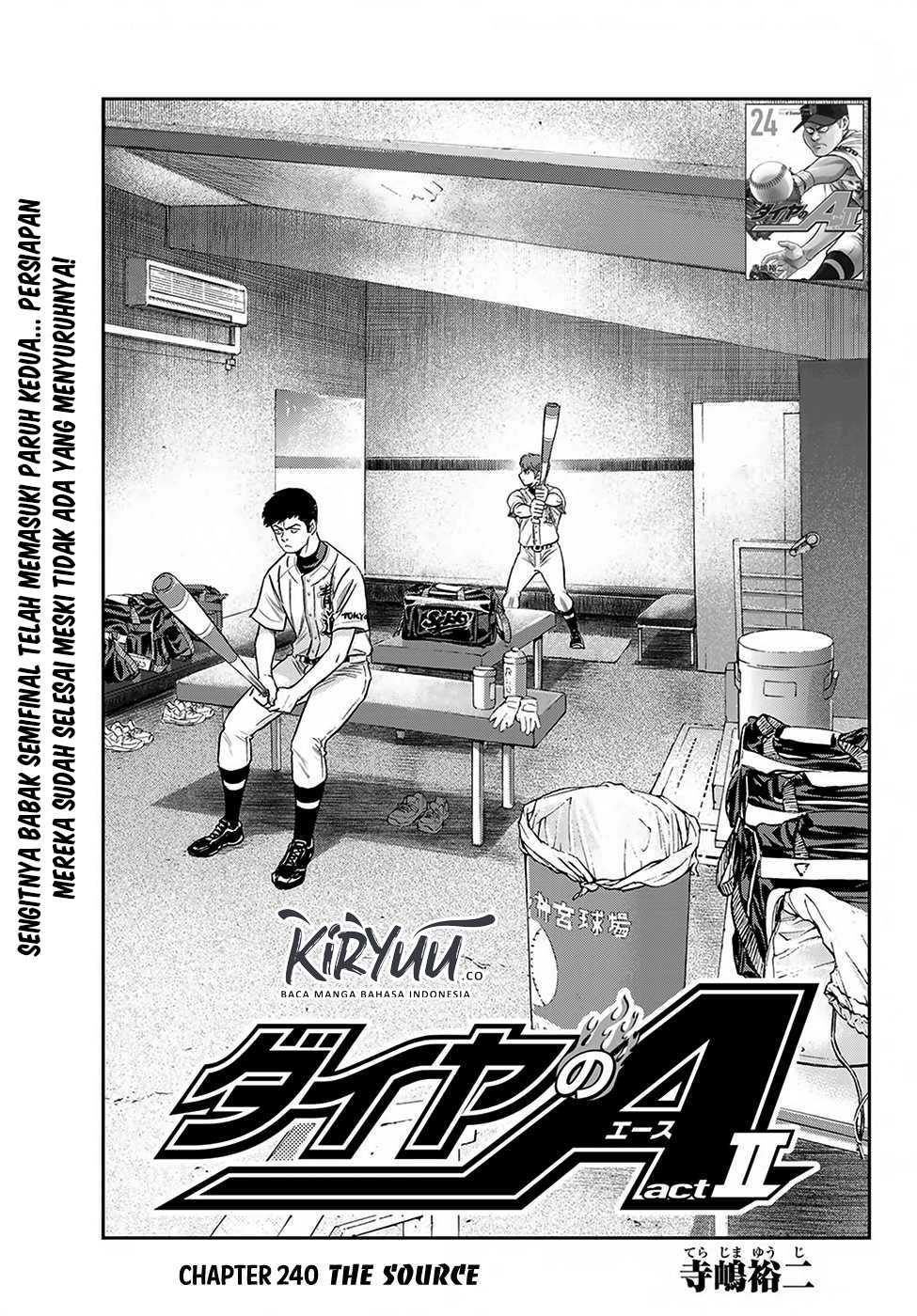 Diamond no Ace Act 2 chapter 240 halaman 3