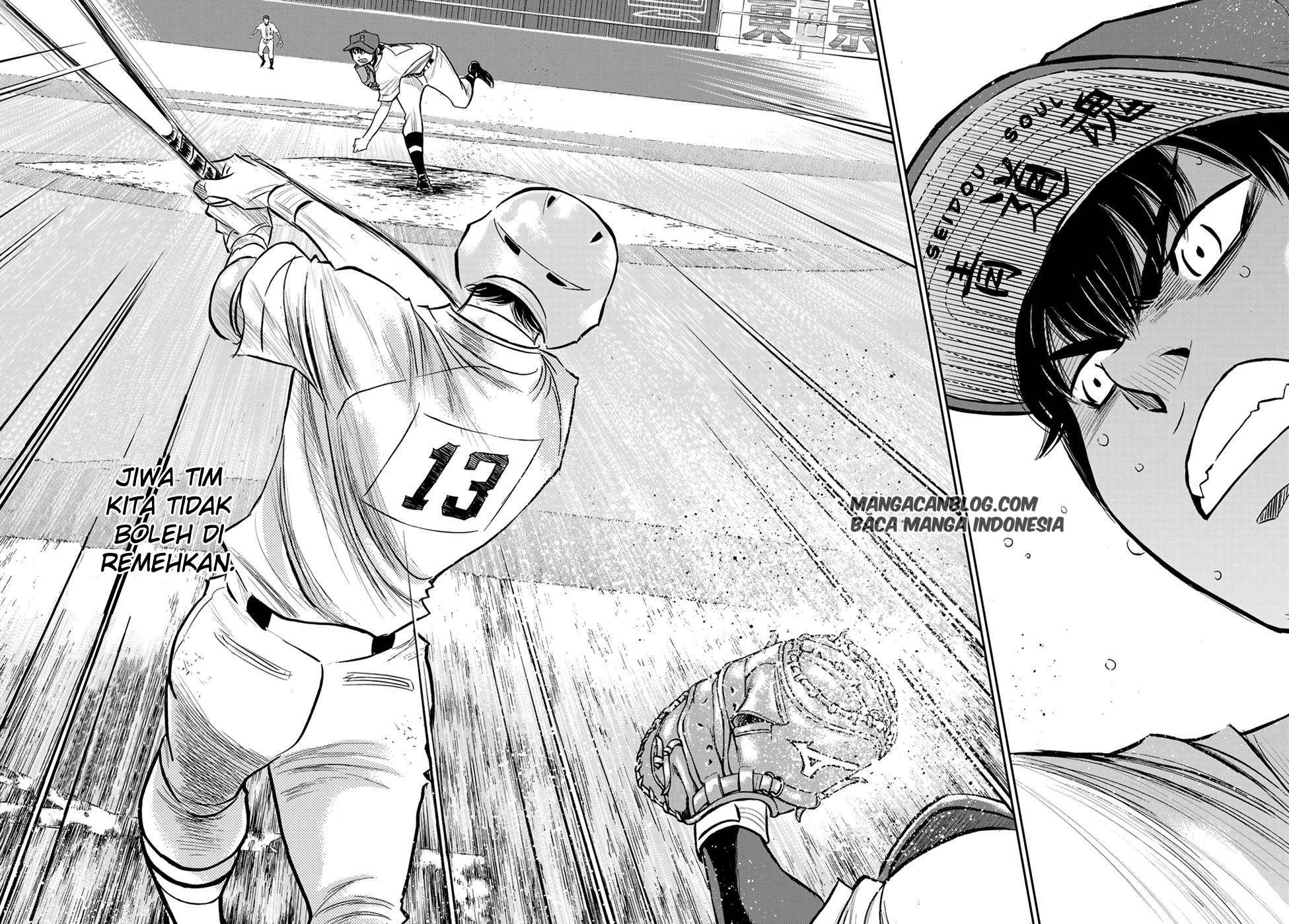 Diamond no Ace Act 2 Bab 244 halaman 18