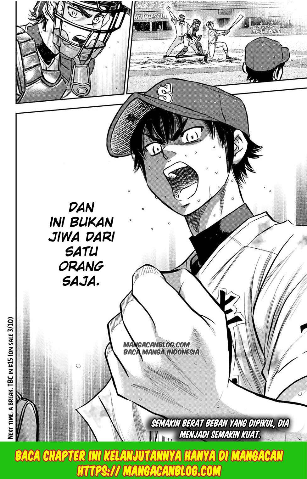Diamond no Ace Act 2 Bab 244 halaman 19