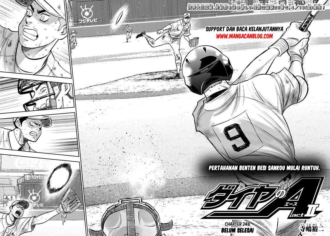 Diamond no Ace Act 2 Bab 248 halaman 2