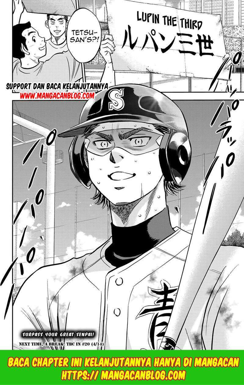 Diamond no Ace Act 2 Bab 248 halaman 19